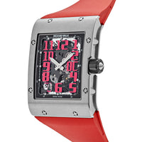 Thumbnail for Luxury Watch Richard Mille Ultra Thin White Gold Red Arabic Dial RM016 Wrist Aficionado