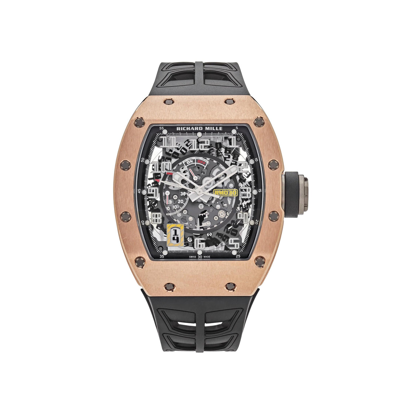 Luxury Watch Richard Mille Rose Gold RM030 Wrist Aficionado
