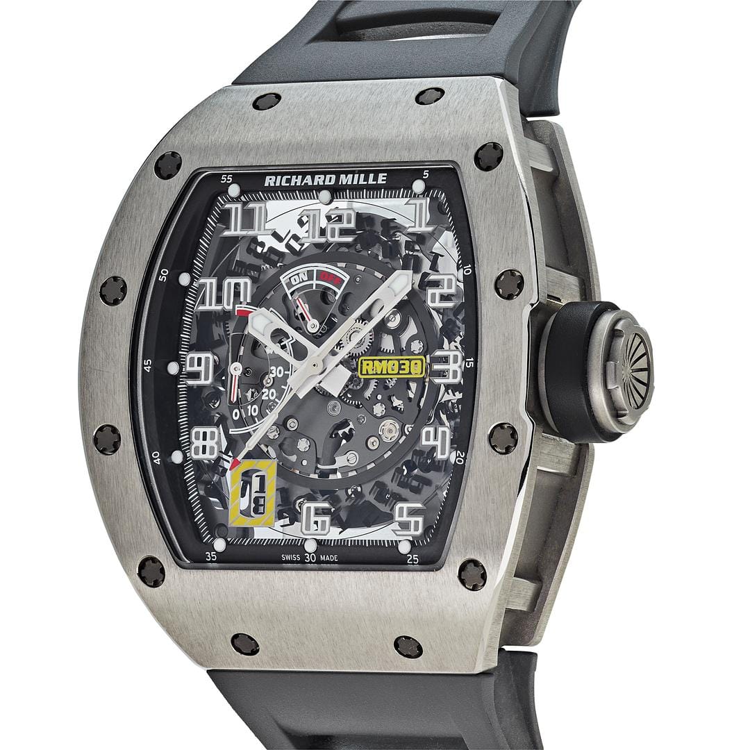 Luxury Watch Richard Mille Titanium Declutchable Rotor RM030 (2018) Wrist Aficionado
