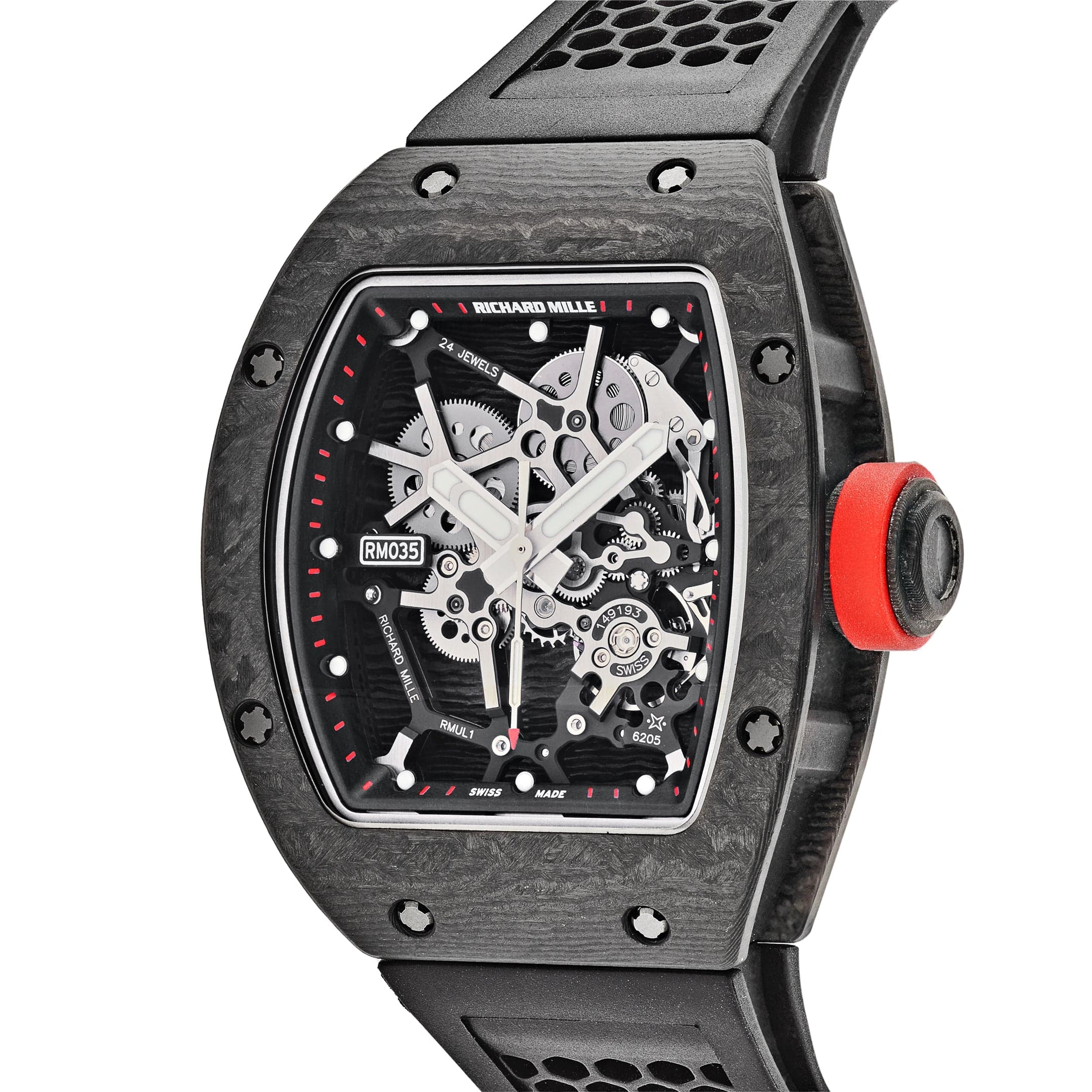 Luxury Watch Richard Mille Ultimate Edition NTPT Carbon RM035 Wrist Aficionado