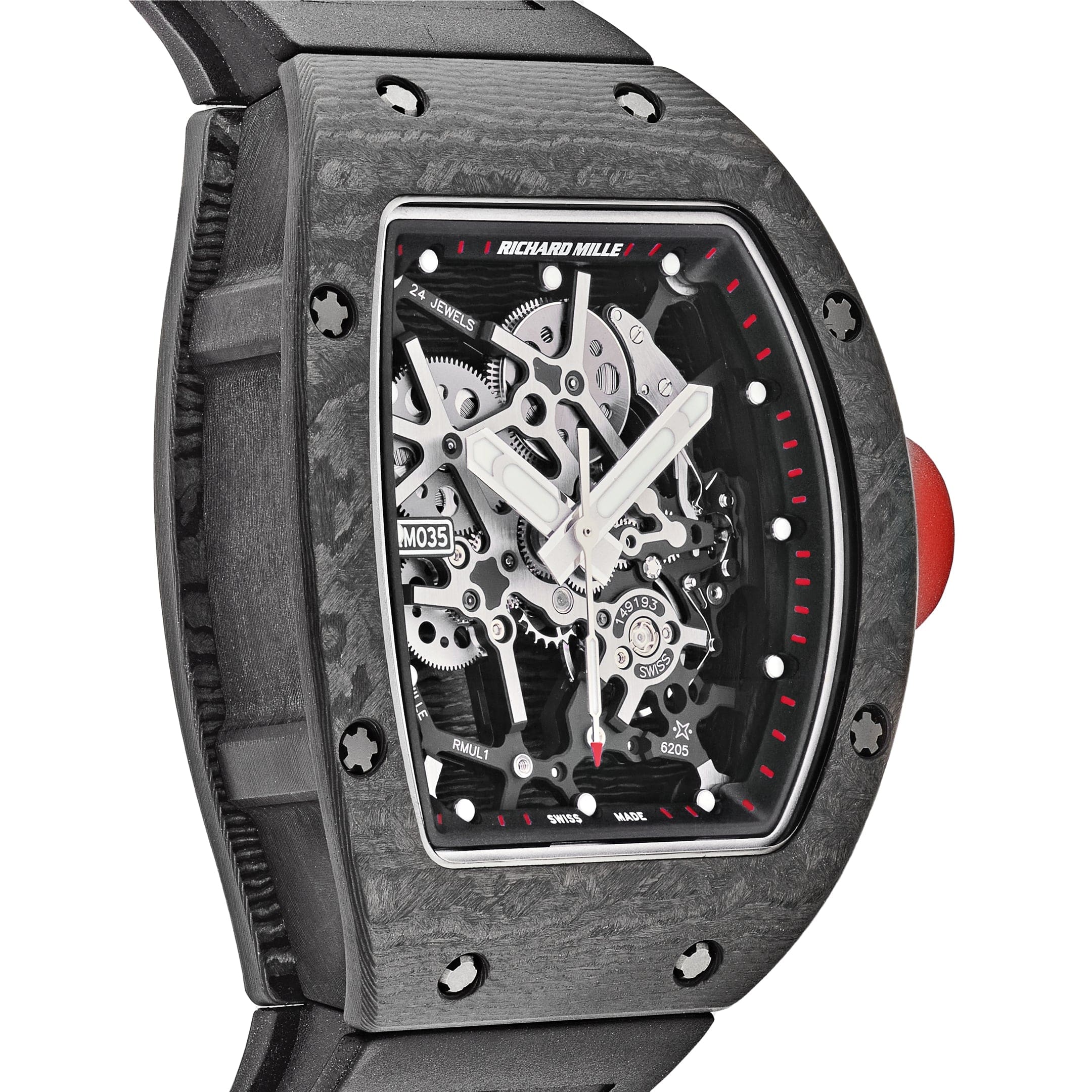 Luxury Watch Richard Mille Ultimate Edition NTPT Carbon RM035 Wrist Aficionado