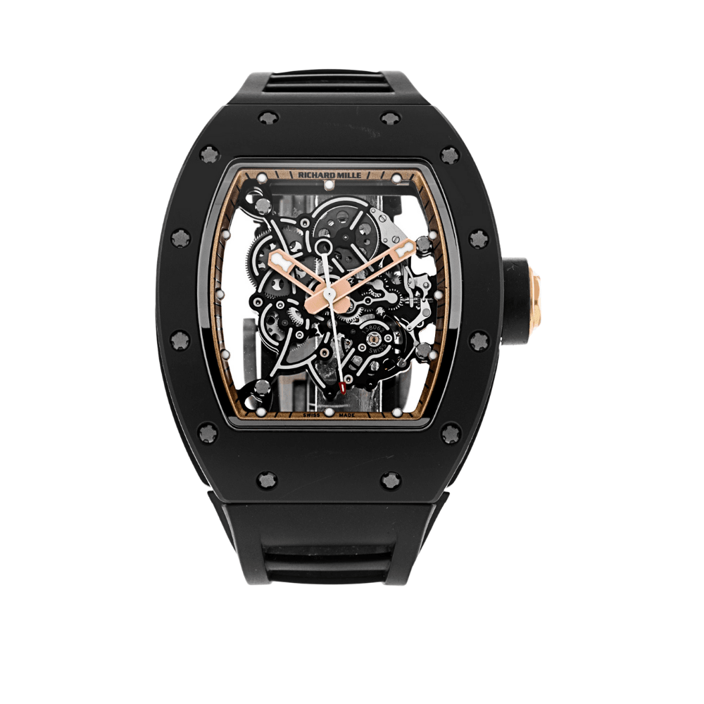 Luxury Watch Richard Mille Bubba Watson DLC/Titanium (Asia Edition) RM055 Wrist Aficionado