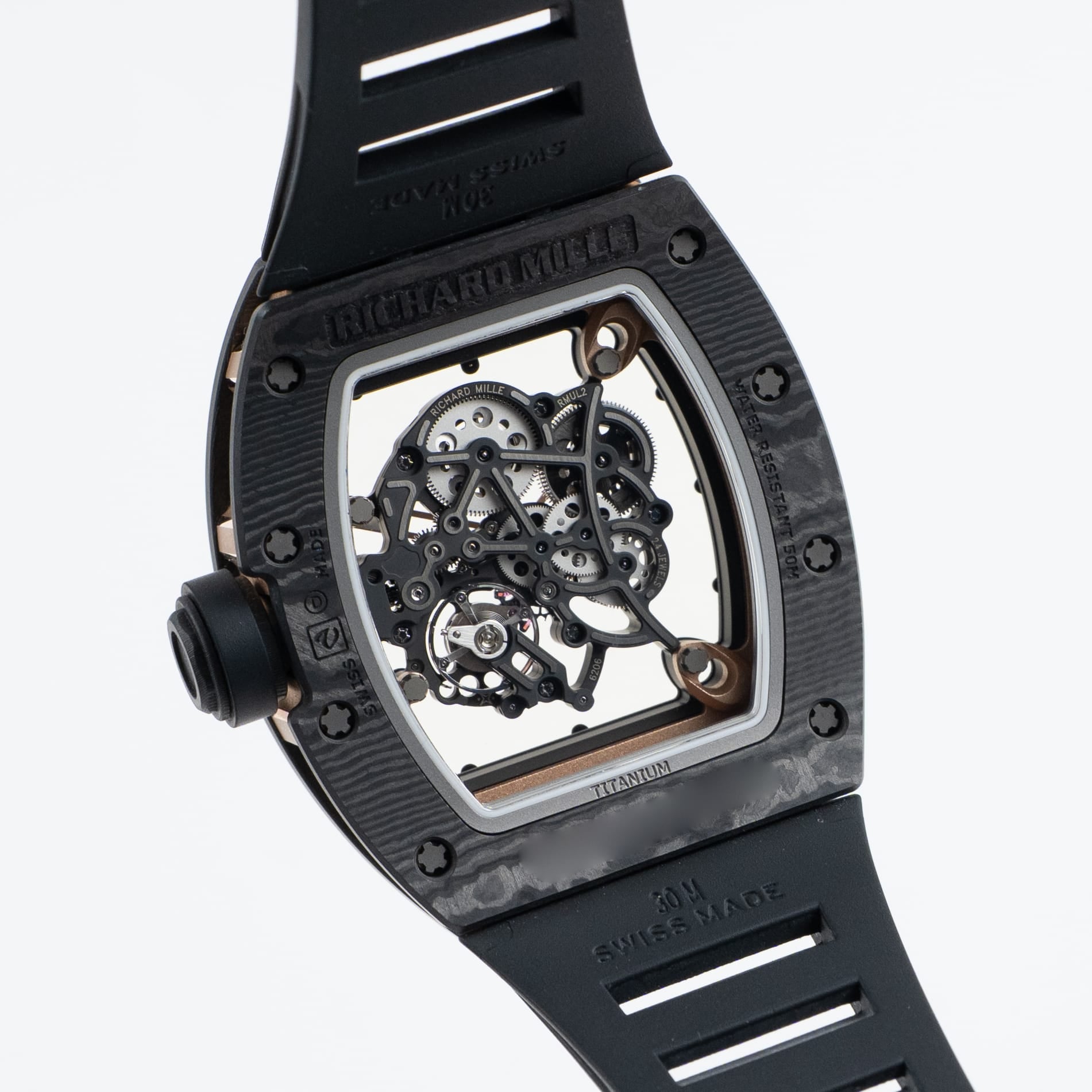 Richard Mille RM 055 Bubba Watson Rose Gold Carbon TPT Diamond Bezel (2022)