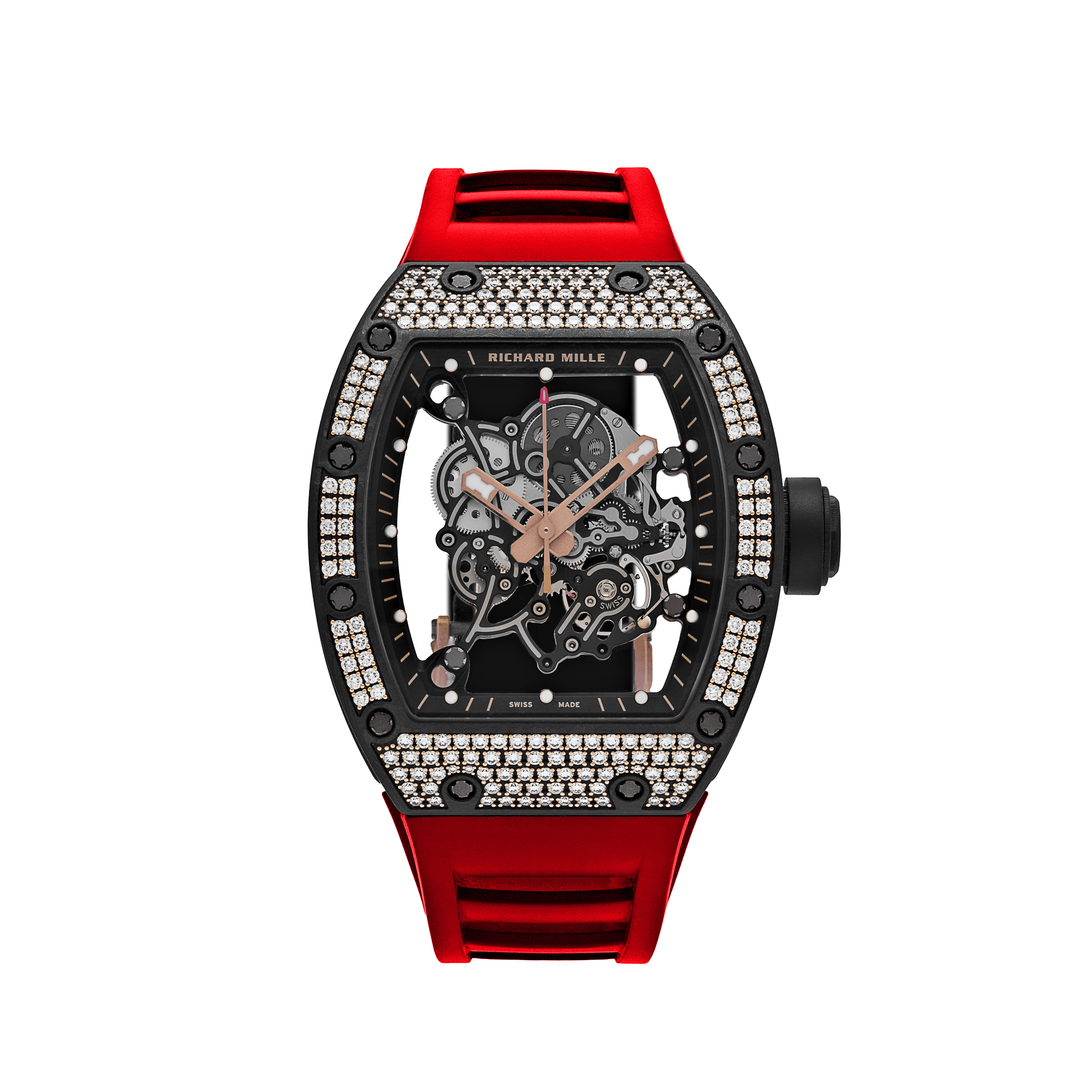 Richard Mille RM 055 Bubba Watson Rose Gold Carbon TPT Diamond Bezel Limited Edition of 50 (2022)