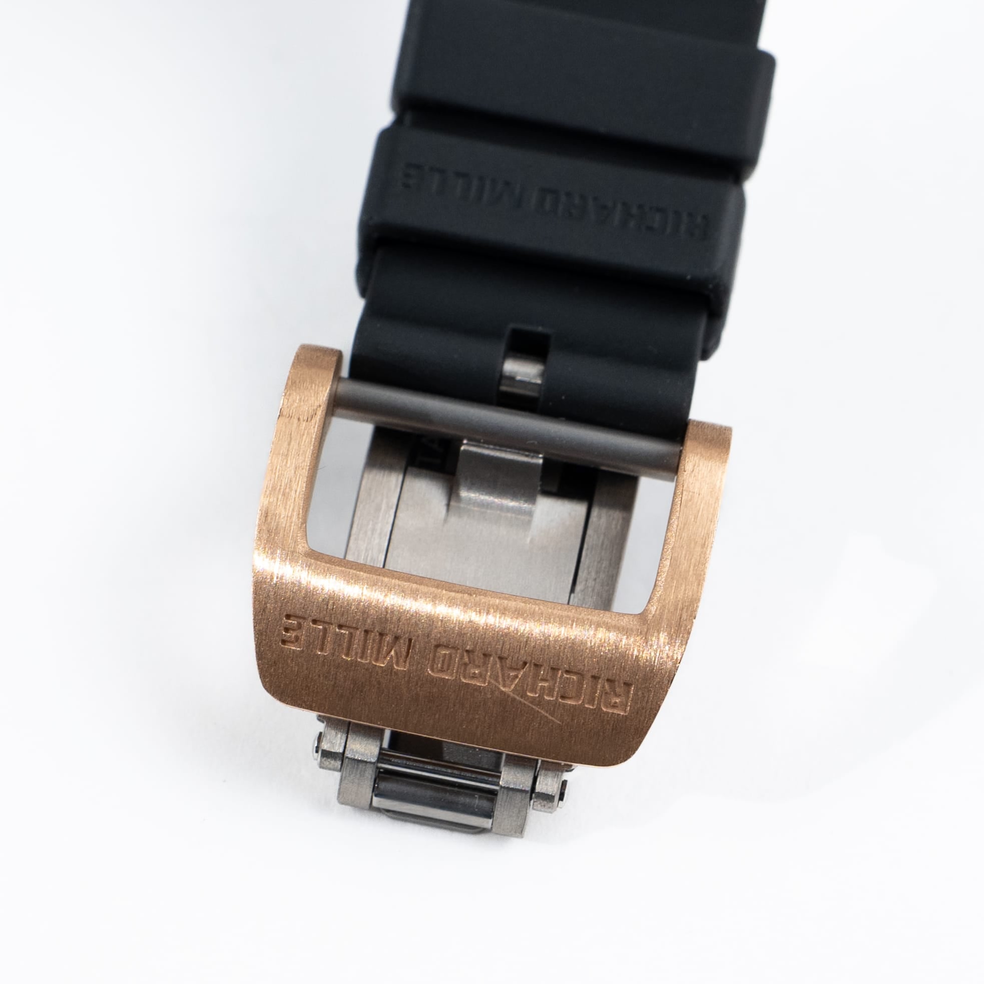 Richard Mille RM 07-01 'Ladies' Black Ceramic Rose Gold Diamond-Set Skeleton Dial