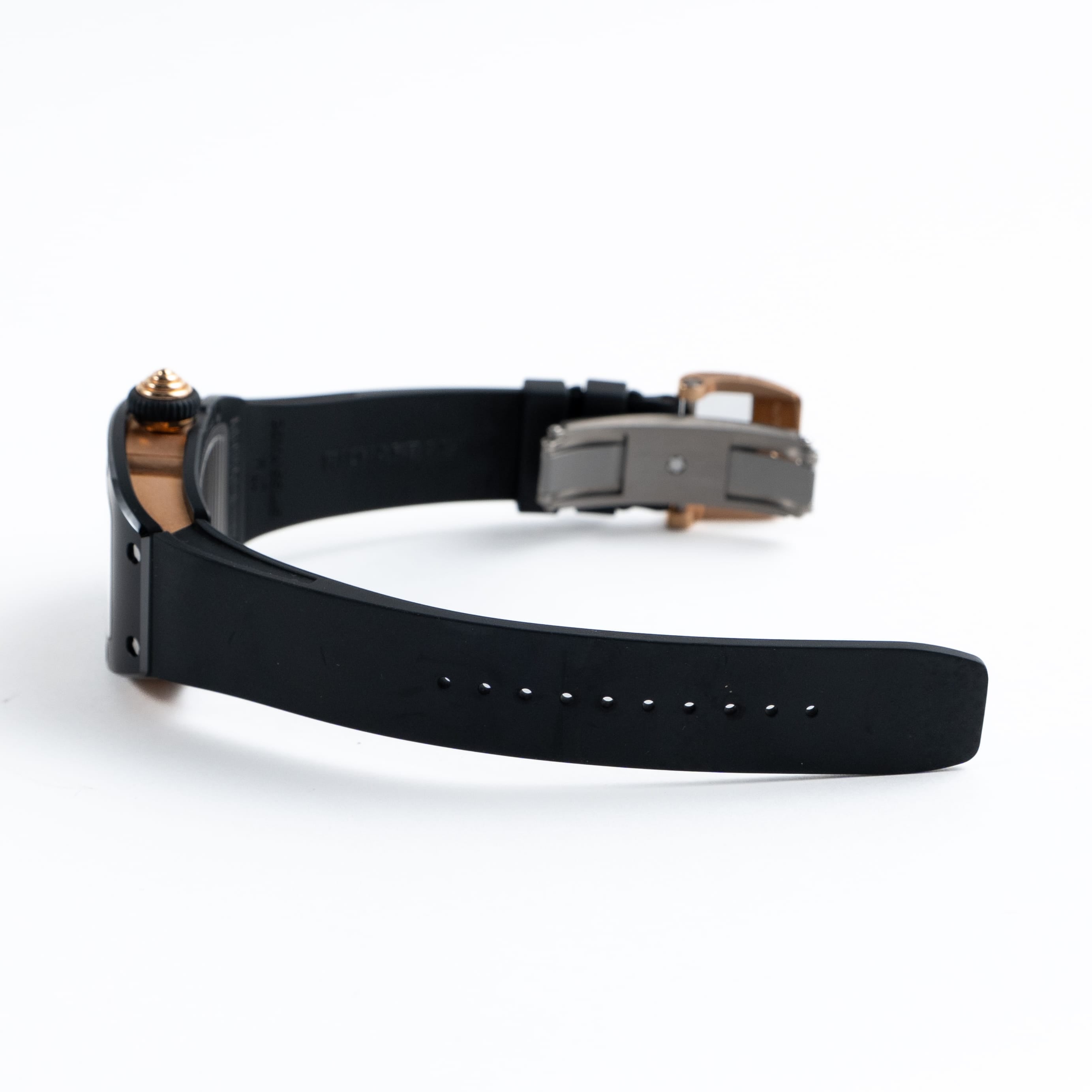 Richard Mille RM 07-01 'Ladies' Black Ceramic Rose Gold Diamond-Set Skeleton Dial