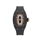 Richard Mille RM 07-01 'Ladies' Black Ceramic Rose Gold Diamond-Set Skeleton Dial