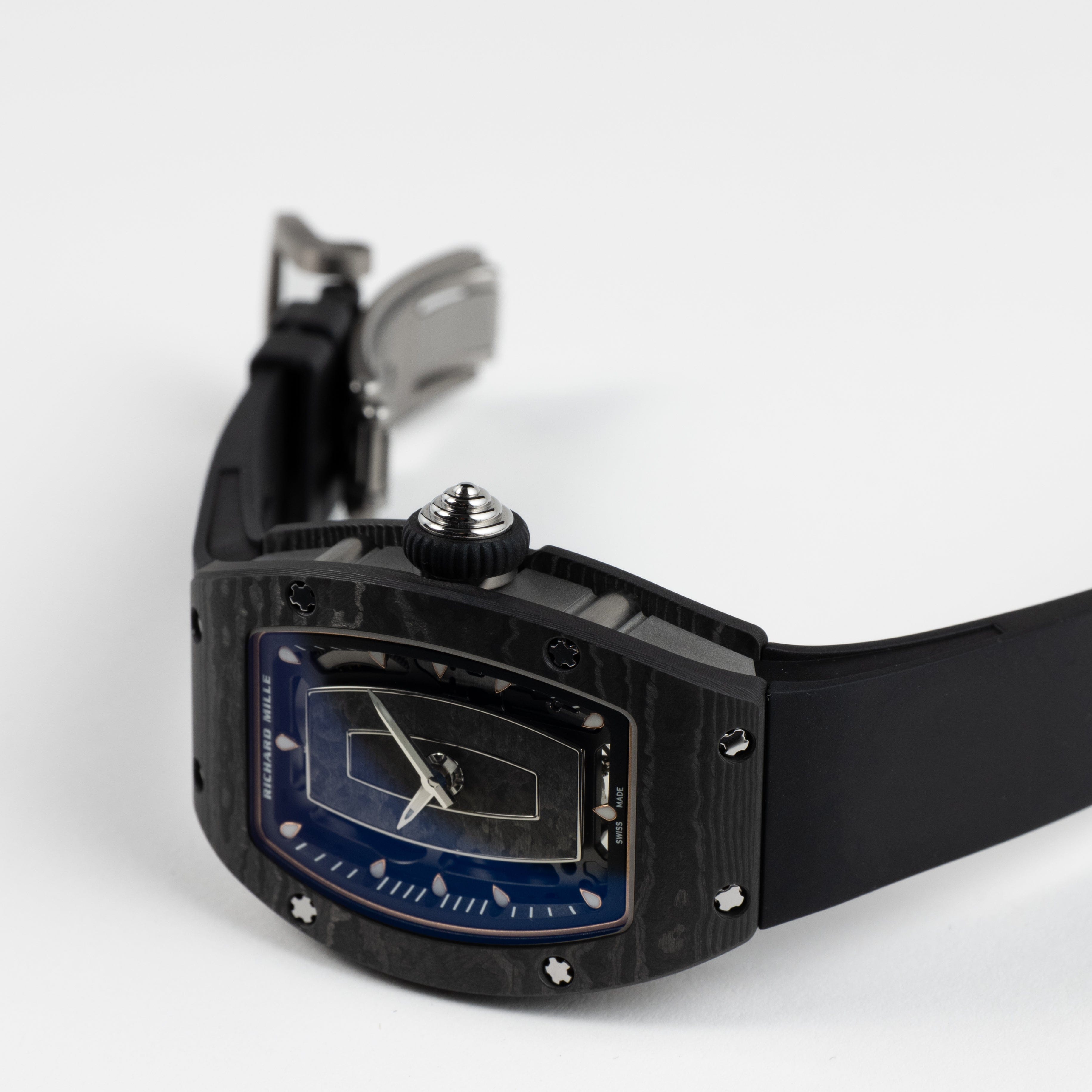 Richard Mille 時計ケース ブラック Richard Mille RM 07-01 'Ladies' Carbon TPT – Wrist Aficionado