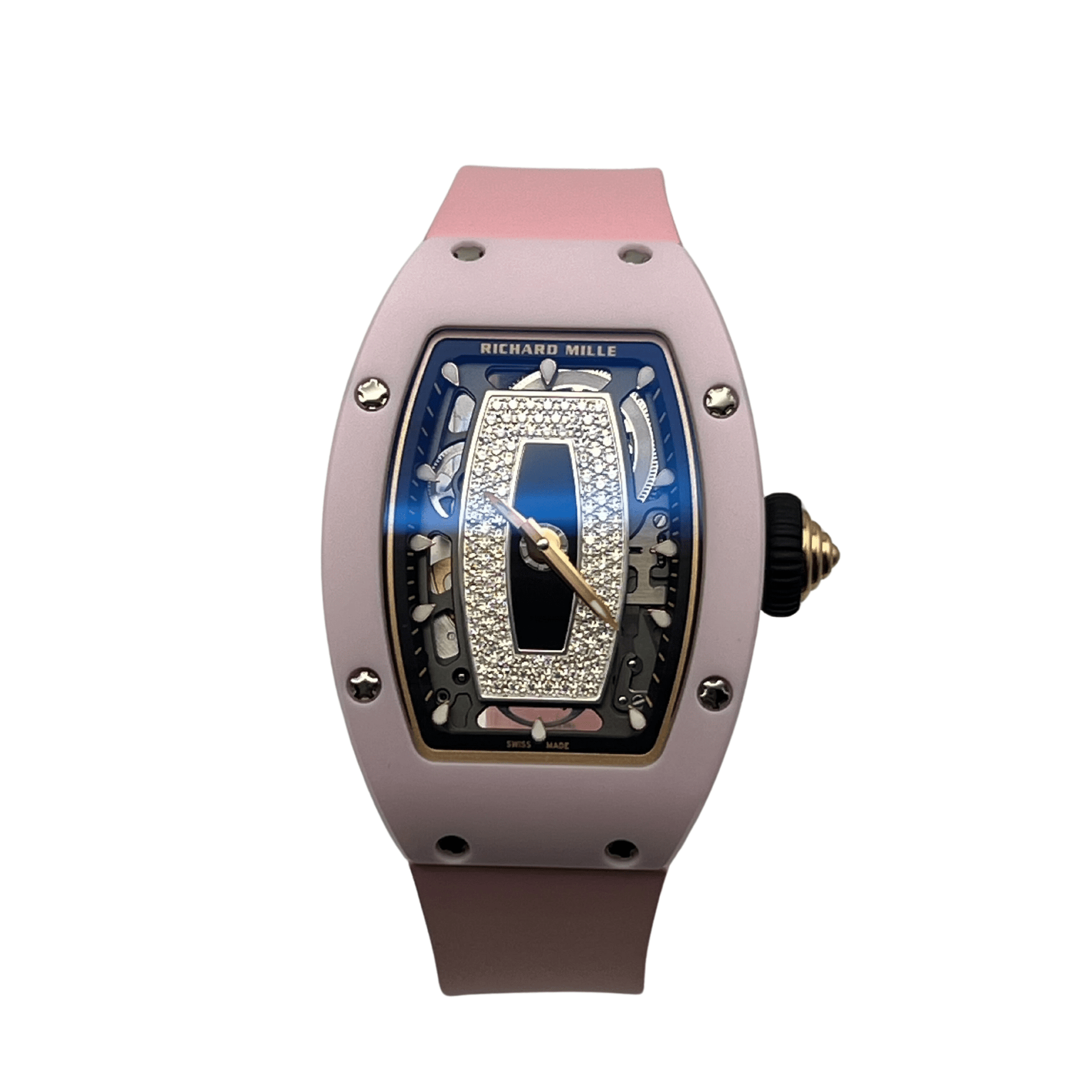 Richard Mille RM 07-01 'Ladies' Pink Ceramic White Gold – Wrist