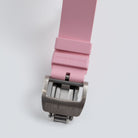 Richard Mille RM 07-01 'Ladies' Pink Ceramic White Gold Rose Gold Diamond-Set Skeleton Dial
