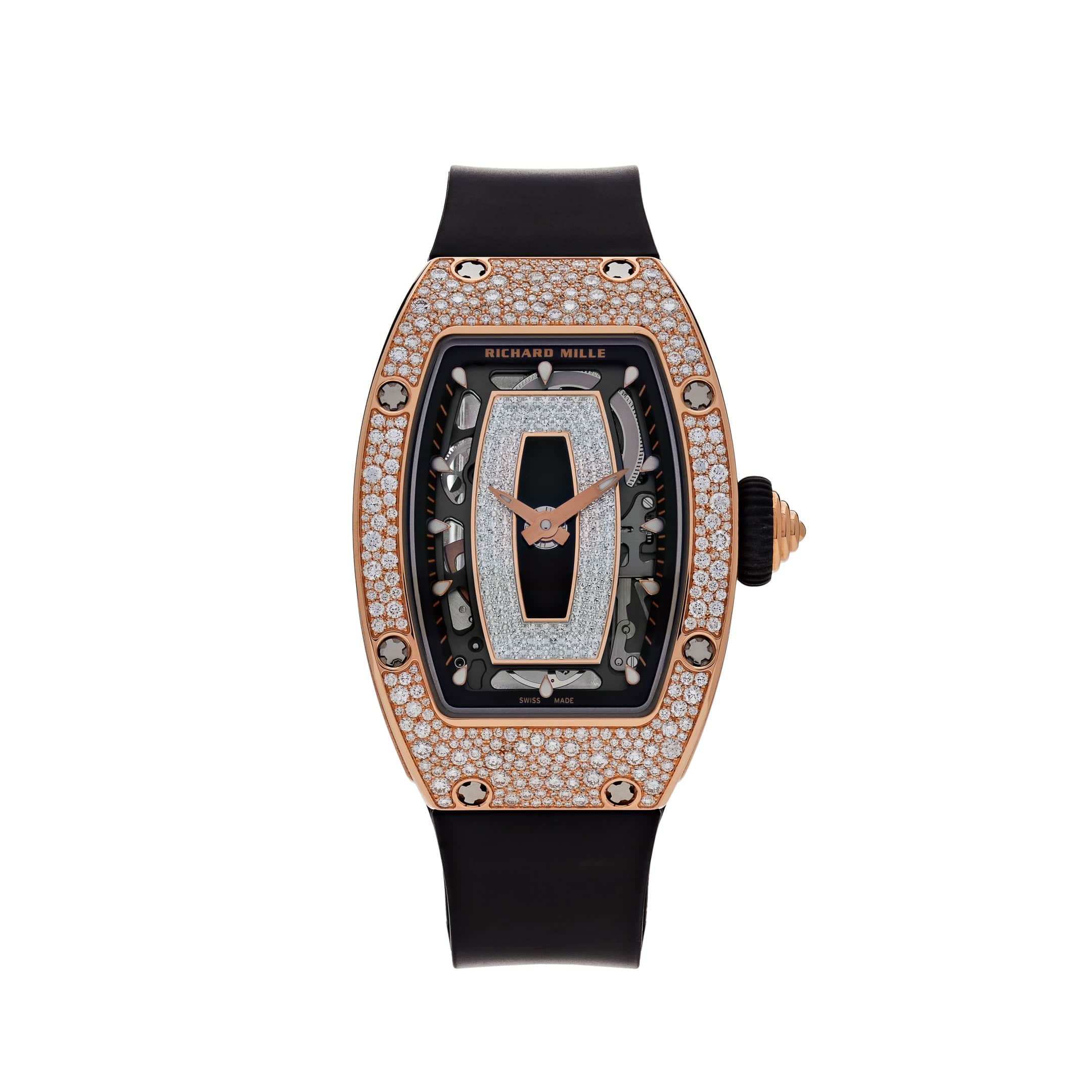 Richard Mille RM 07-01 'Ladies' Rose Gold Diamond Set Jasper Dial