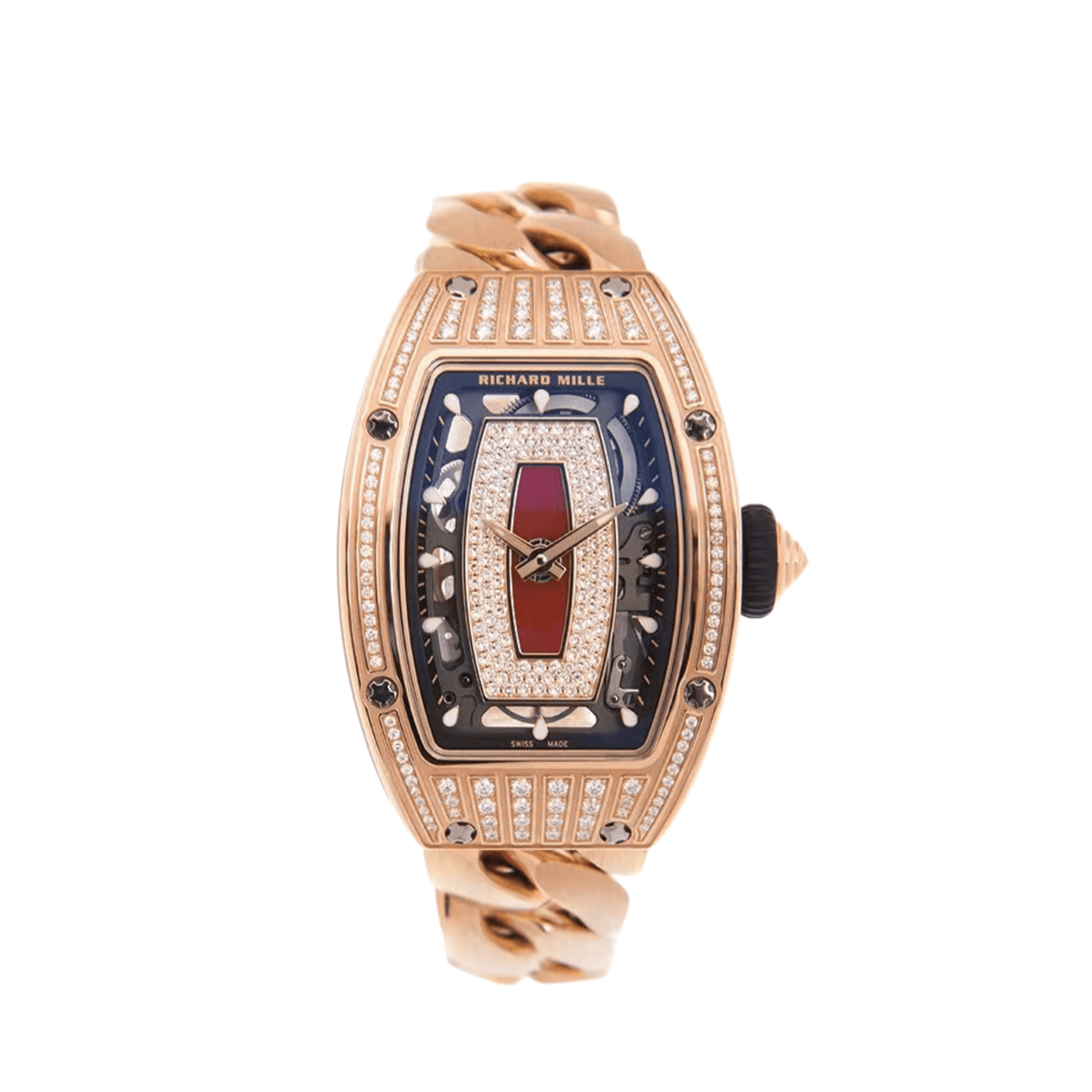 Richard Mille RM 07-01 Rose Gold Diamond Set Jasper Dial