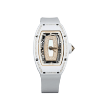 Thumbnail for Richard Mille RM 07-01 White Ceramic Rose Gold Jasper Mother of Pearl Dial Diamond Bezel