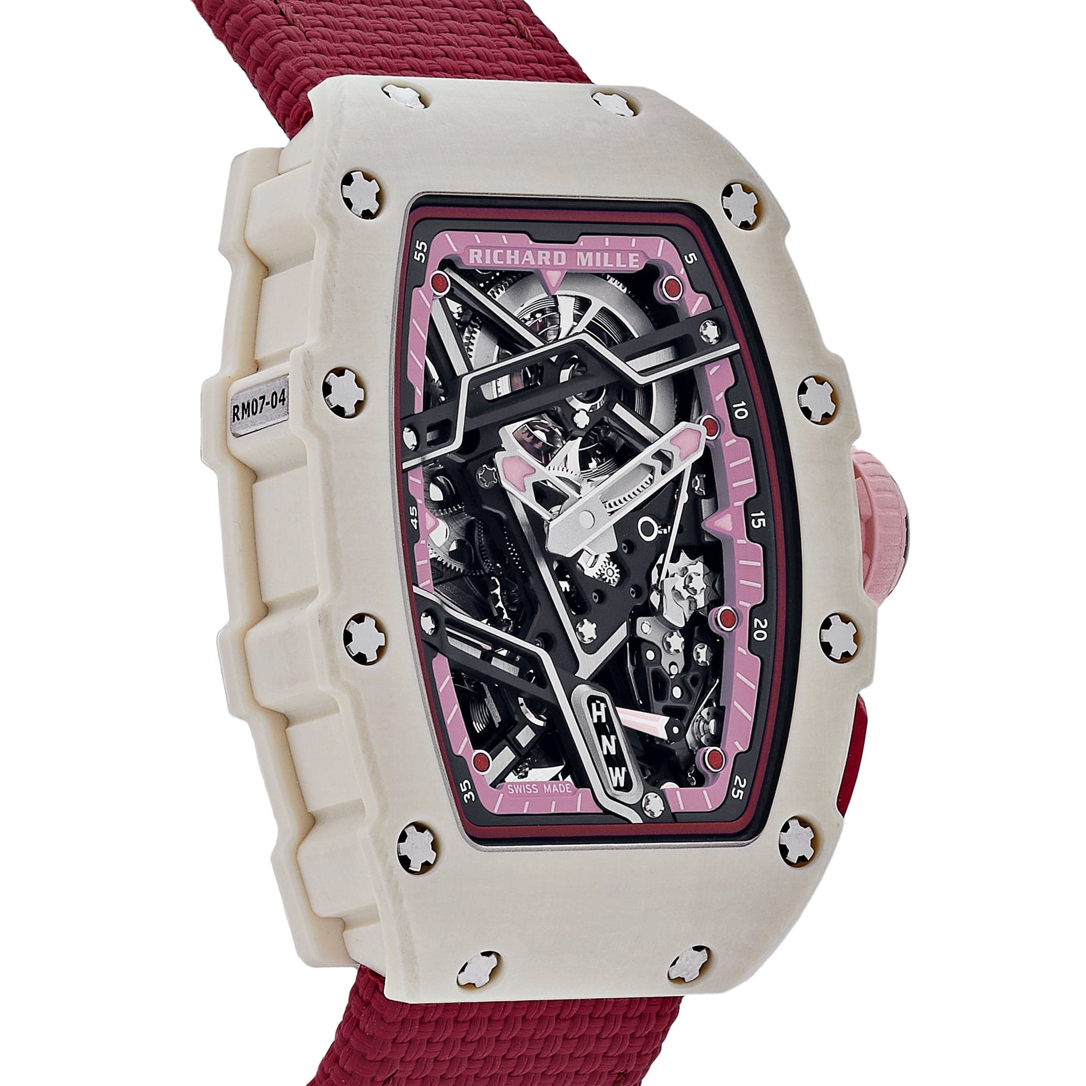 Richard Mille RM07-04 Automatic Sport  White Quartz TPT Skeleton Dial