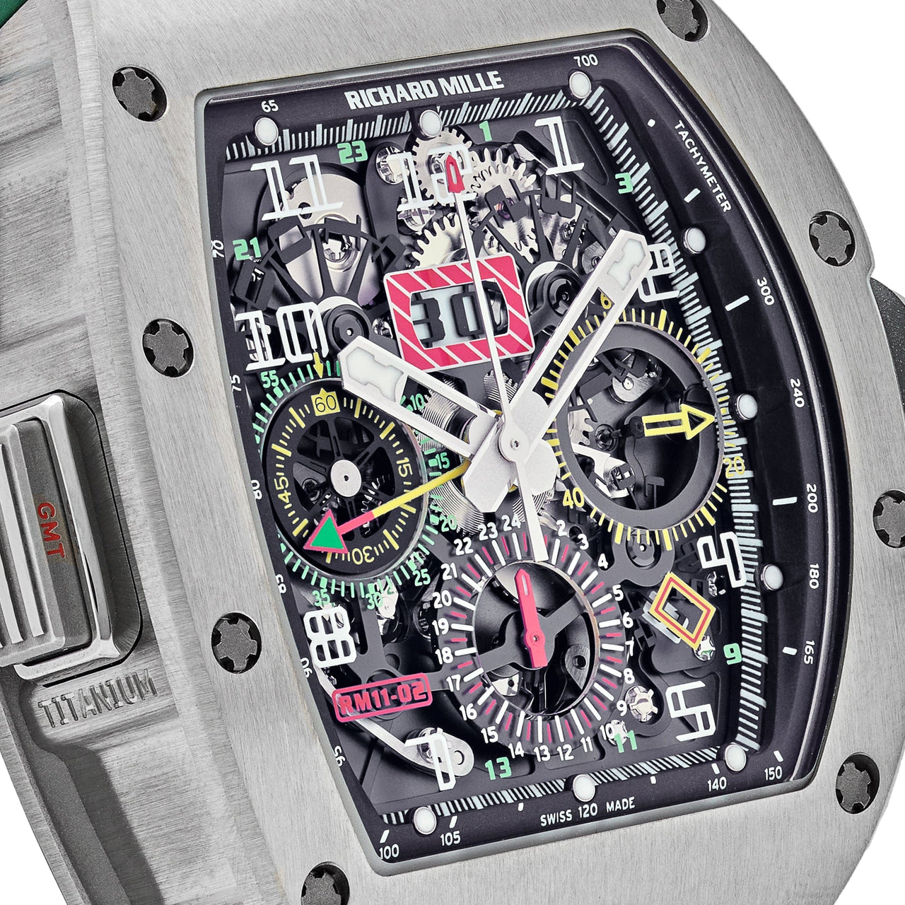Richard Mille RM 11-02 Titanium Flyback Chronograph GMT Openworked