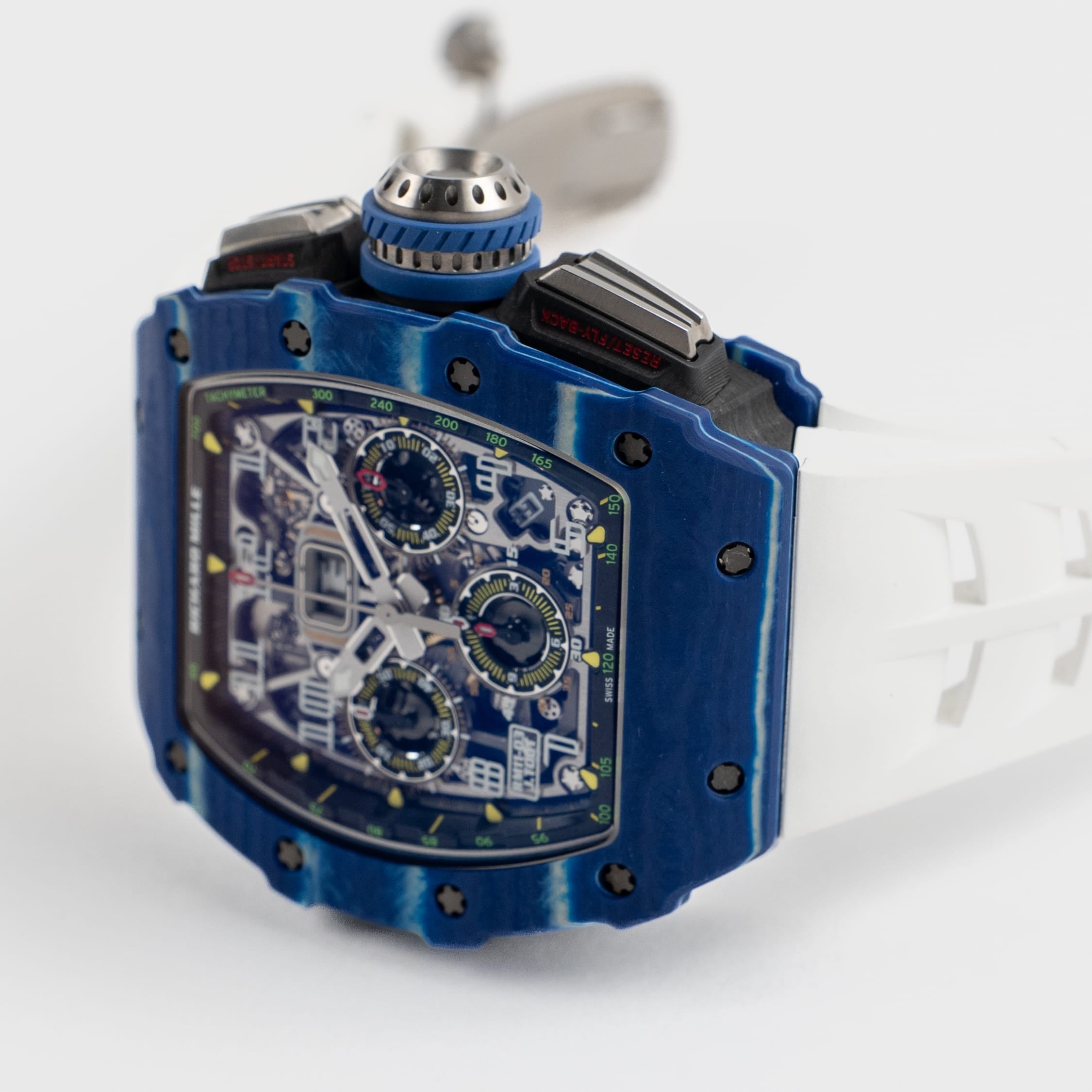 Richard Mille RM 11-03 'Jean Todt' Automatic Flyback Chronograph Blue White Quartz TPT Limited Edition of 150