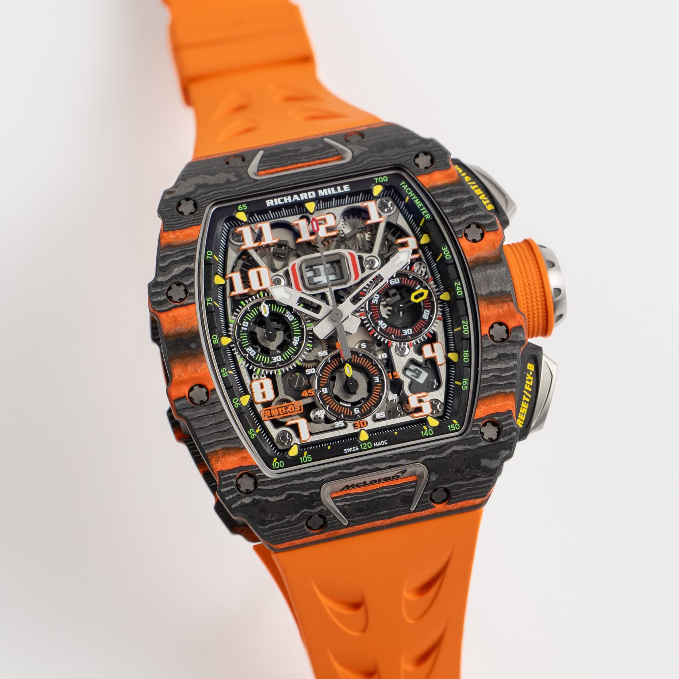 Richard Mille RM 11-03 'McLaren' Carbon Orange Quartz TPT Limited Edition of 500