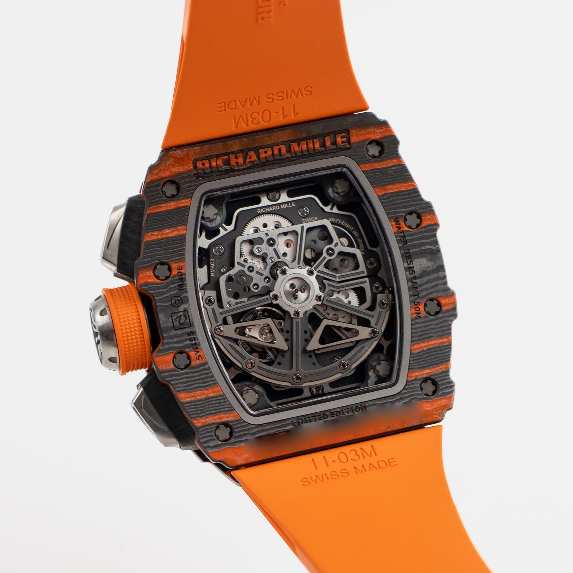 Richard Mille RM 11-03 'McLaren' Carbon Orange Quartz TPT Limited Edition of 500