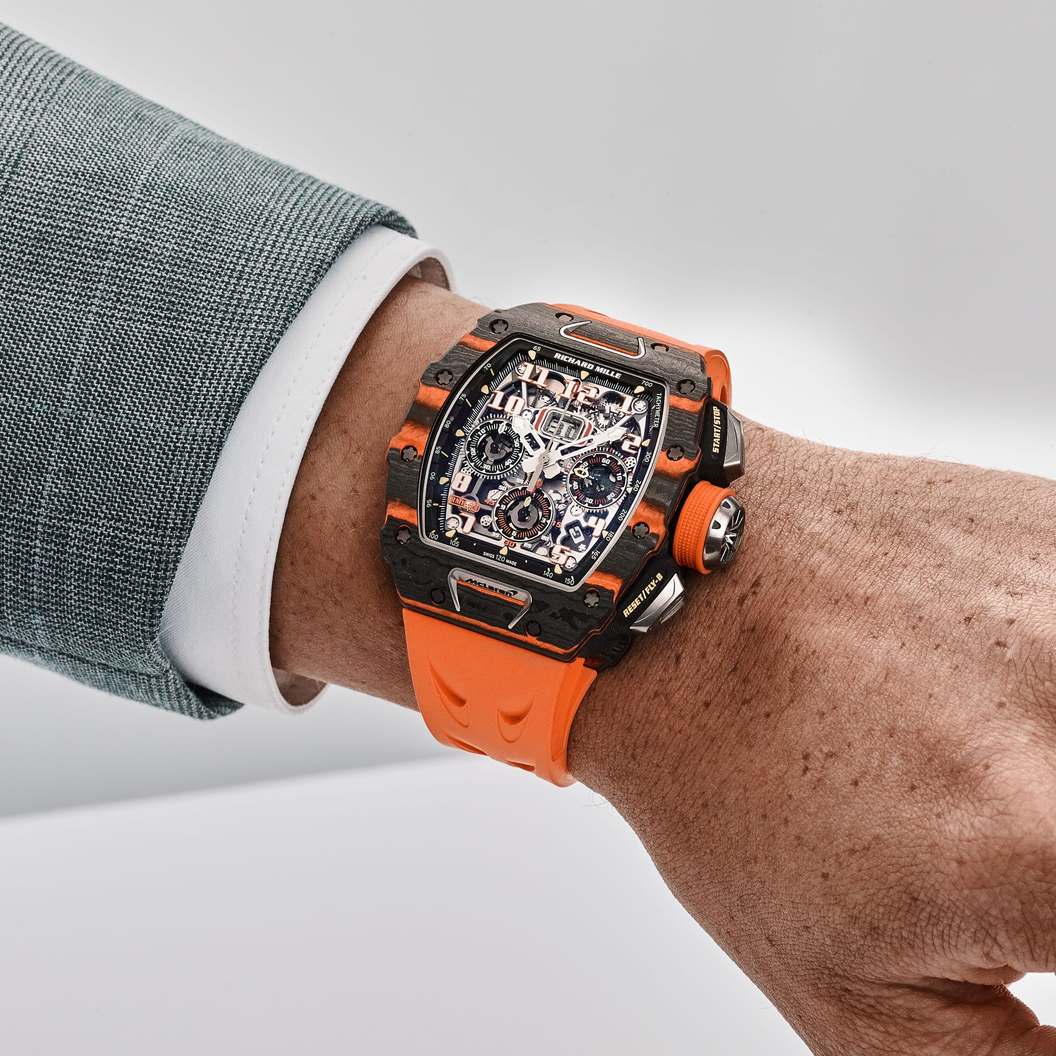 Richard Mille RM 11-03 'McLaren' Carbon Orange Quartz TPT Limited Edition of 500
