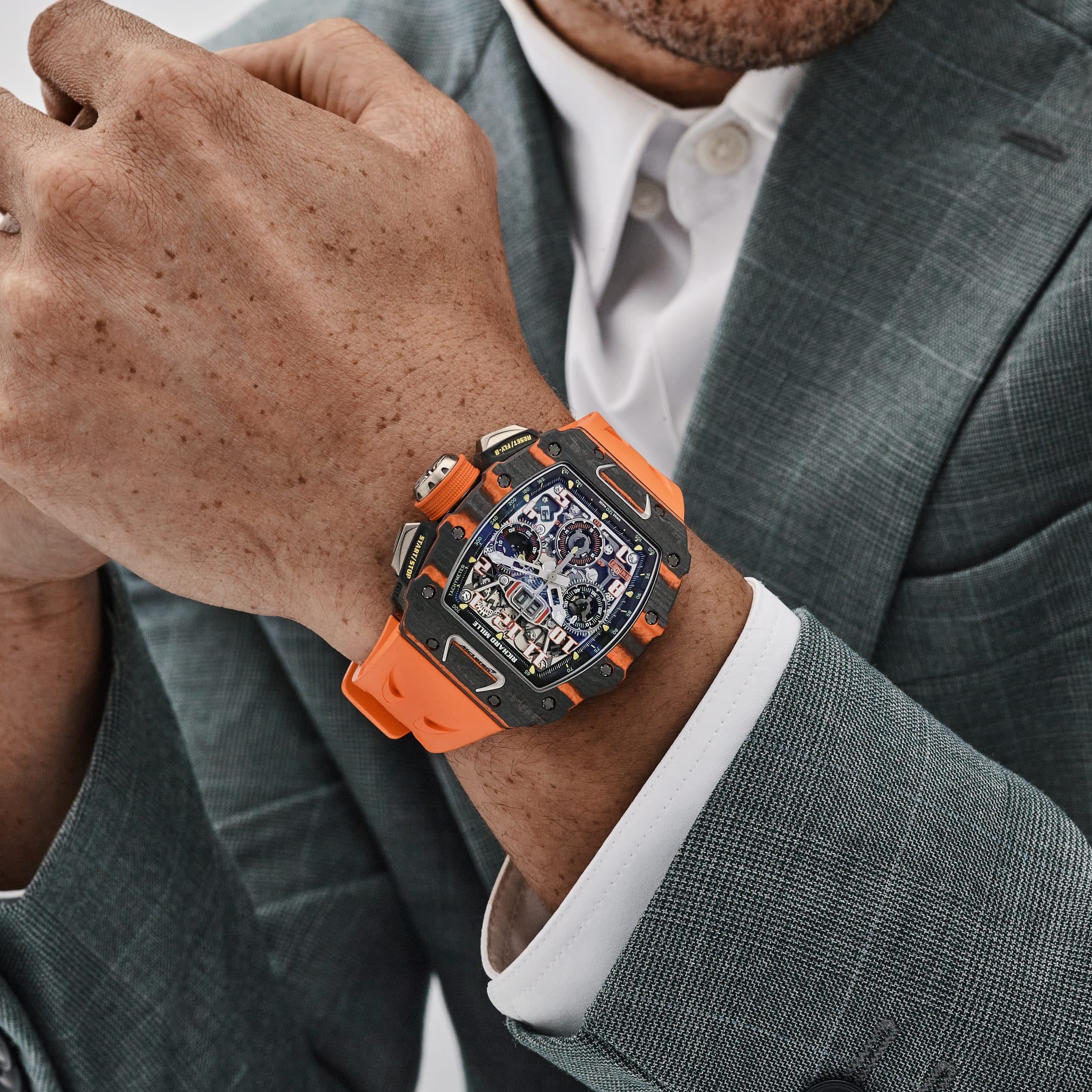 Richard Mille RM 11-03 'McLaren' Carbon Orange Quartz TPT Limited Edition of 500