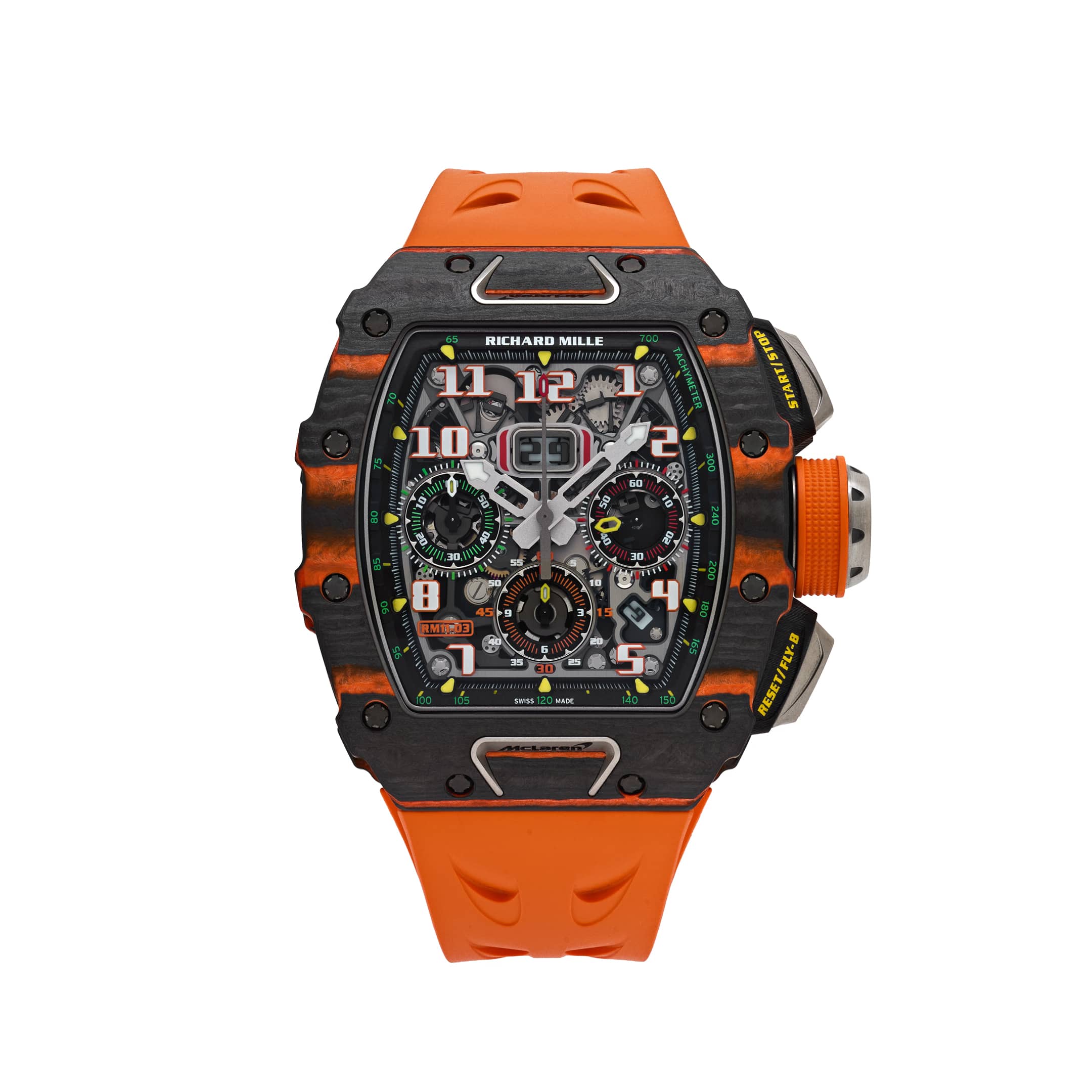 Richard Mille RM 11-03 'McLaren' Carbon Orange Quartz TPT Limited Edition of 500