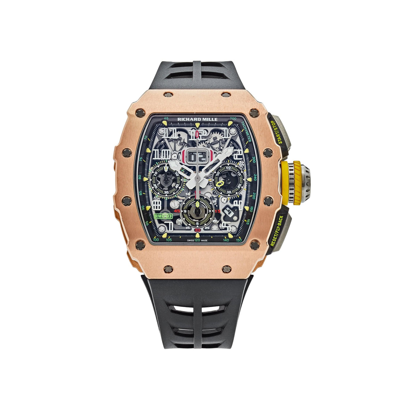 Richard mille sale gold watch