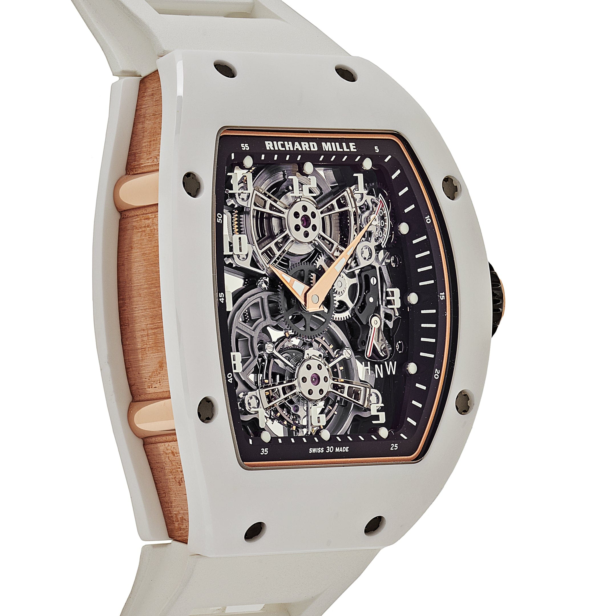 Richard Mille RM 17-01 White Ceramic Rose Gold Manual Wind