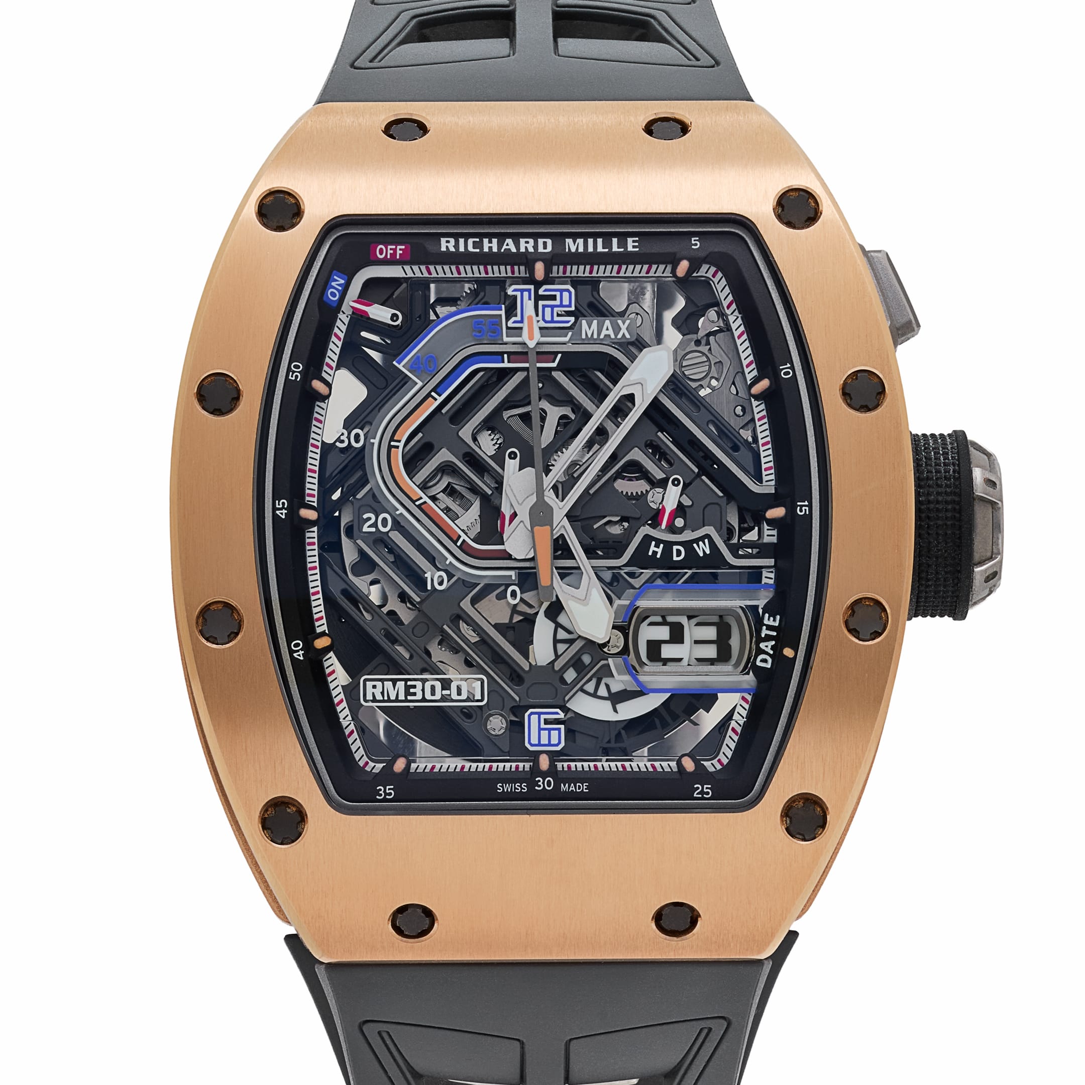 Richard Mille RM 30-01 Declutchable Rotor Rose Gold Titanium (2024)