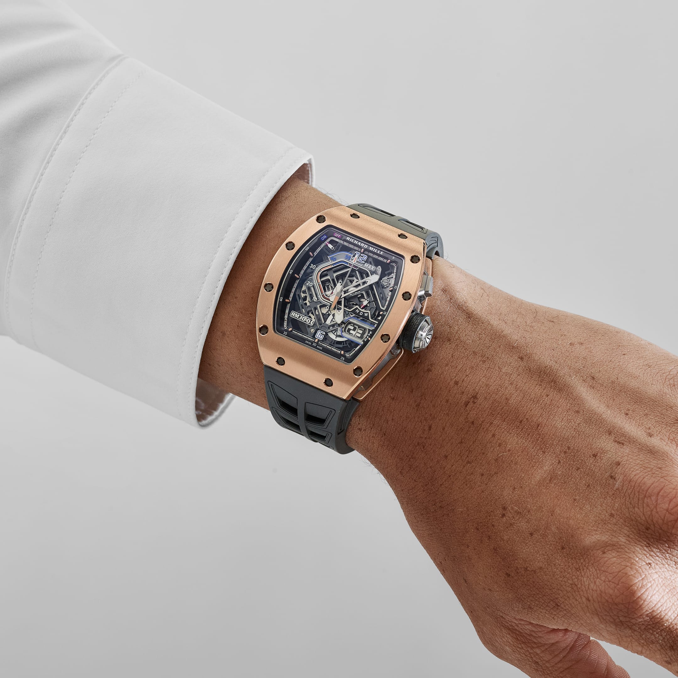 Richard Mille RM 30-01 Declutchable Rotor Rose Gold Titanium (2024)
