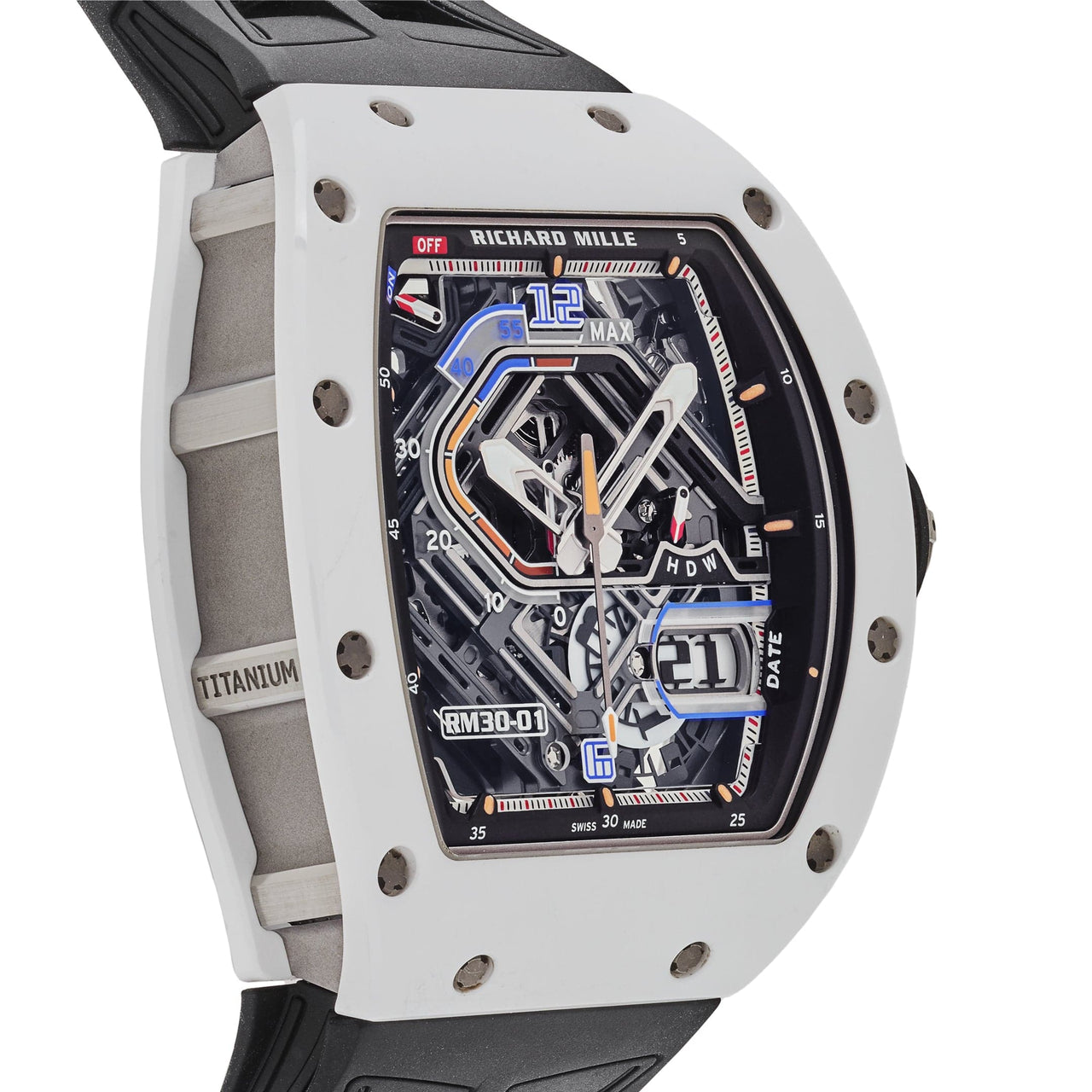 Richard Mille RM 30-01 Declutchable Rotor White Ceramic (2024)