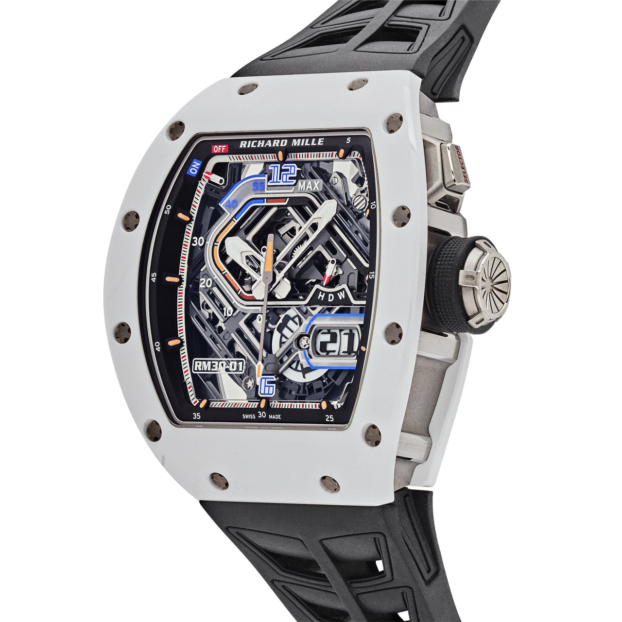 Richard Mille RM 30-01 Declutchable Rotor White Ceramic (2024)