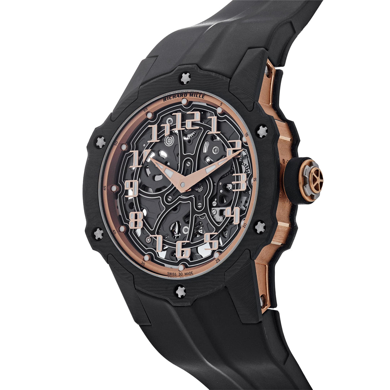 Luxury Watch Richard Mille Carbon Automatic Winding Limited Edition RM33-02 Wrist Aficionado