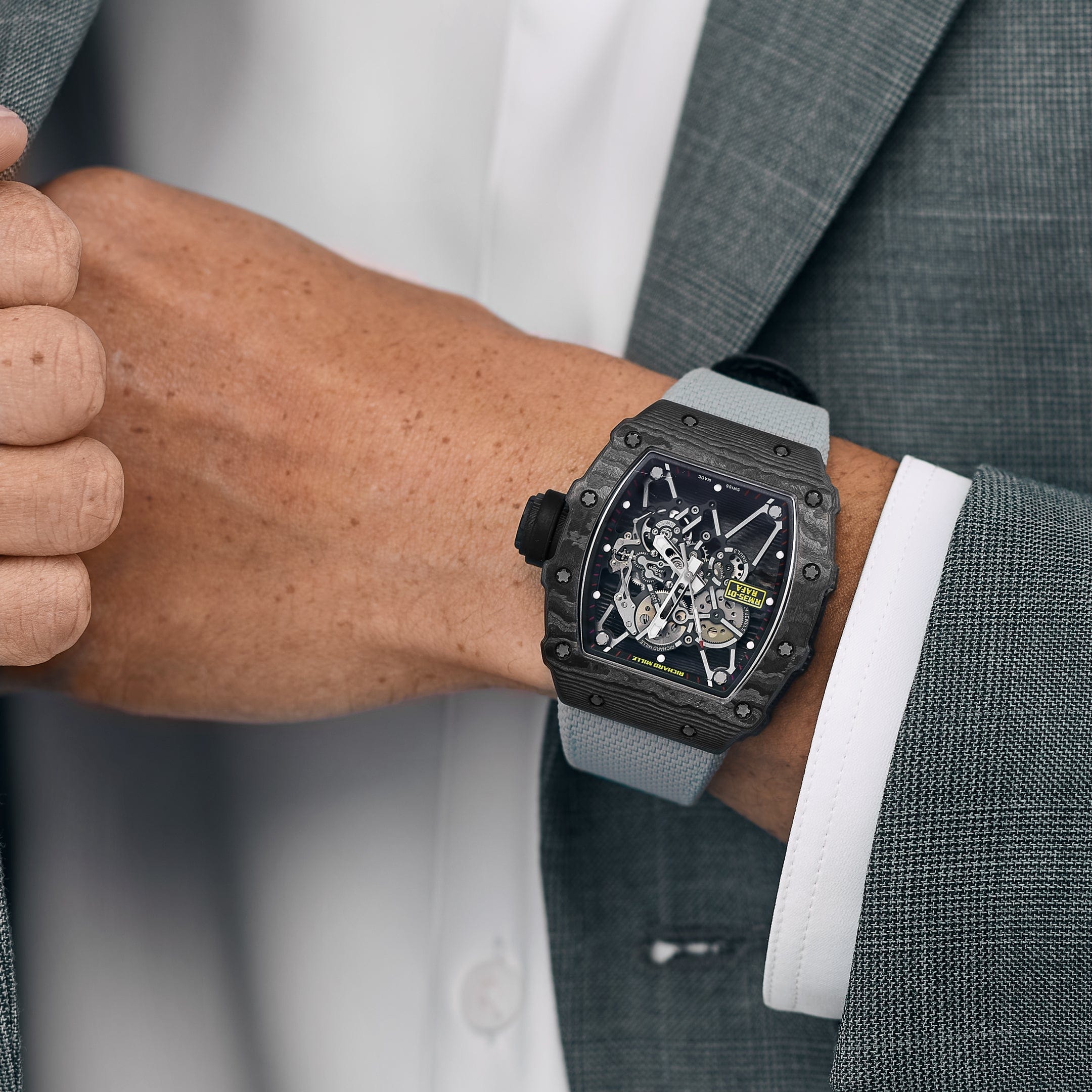Vt.Rm品 Richard Mille RM 35-01 Rafael Nadal Black Carbon TPT – Wrist