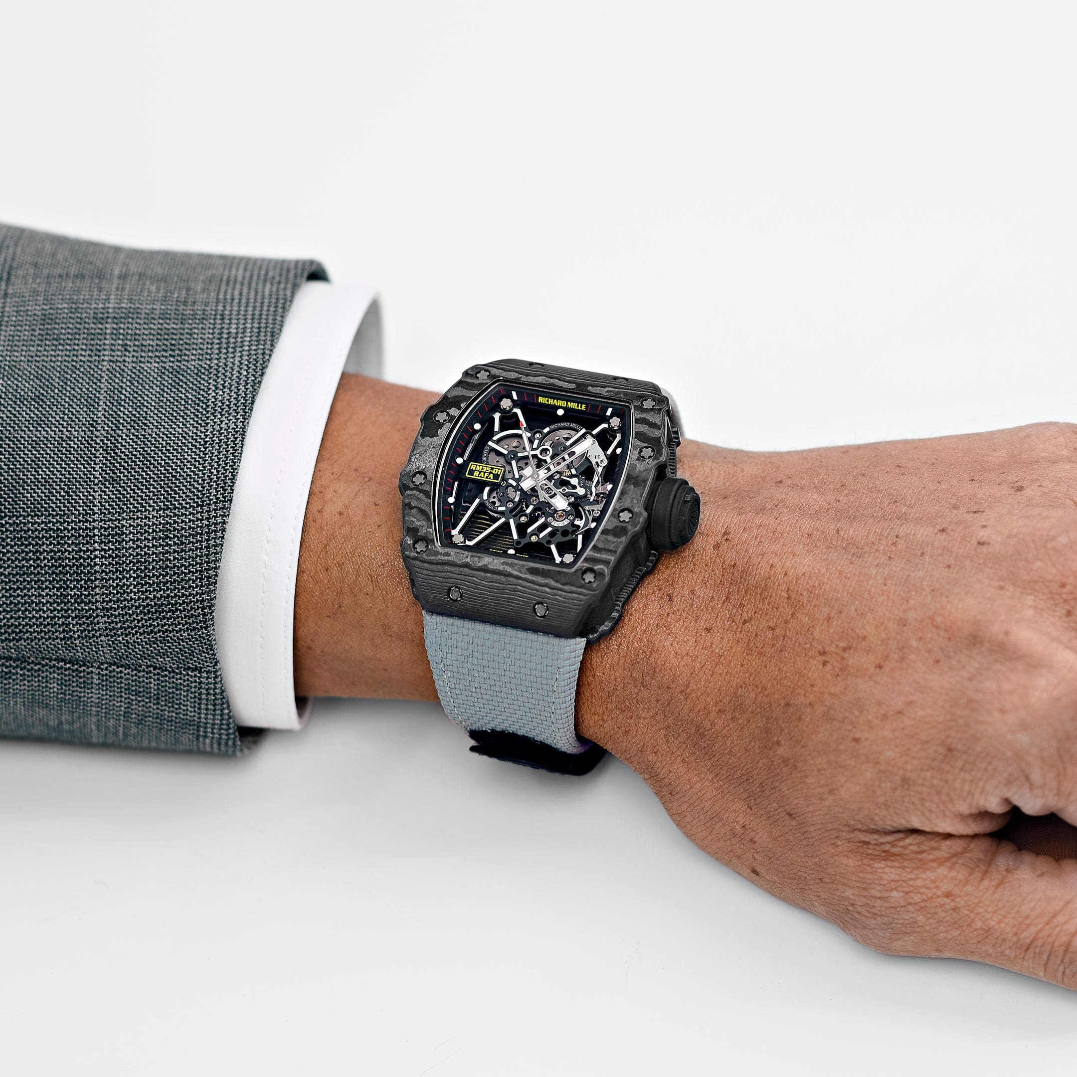 Richard Mille RM 35-01 Rafael Nadal Black Carbon TPT – Wrist