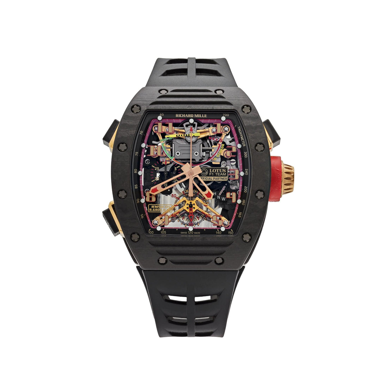 Richard Mille RM 50-01 'Romain Grosjean Lotus F1 G-Sensor' Tourbillon Carbon-NTPT Limited Edition (2015)