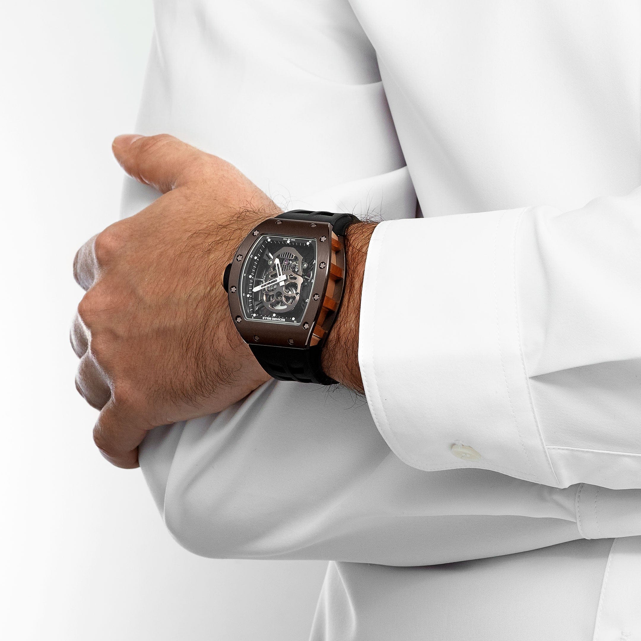 Richard Mille RM 52-01 'Skull' Brown Ceramic Rose Gold Limited Edition of 6