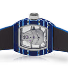 Luxury Watch Richard Mille TOURBILLON BLUE MASK Skull Edition RM52-06 Wrist Aficionado