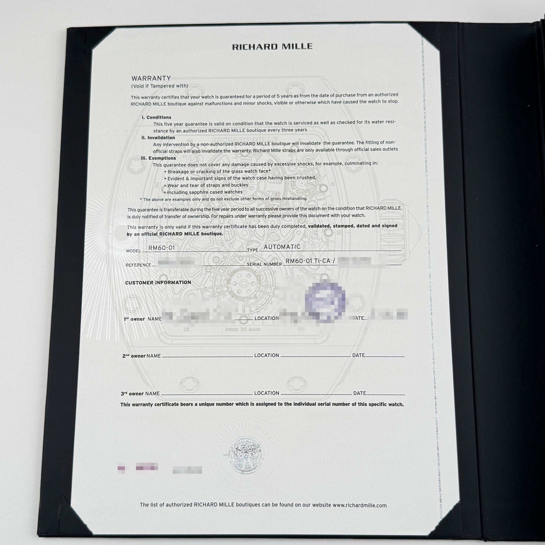 Richard Mille RM 60-01 ‘Les Voiles De St Barth’ Titanium Carbon Limited Edition of 80 (2022)