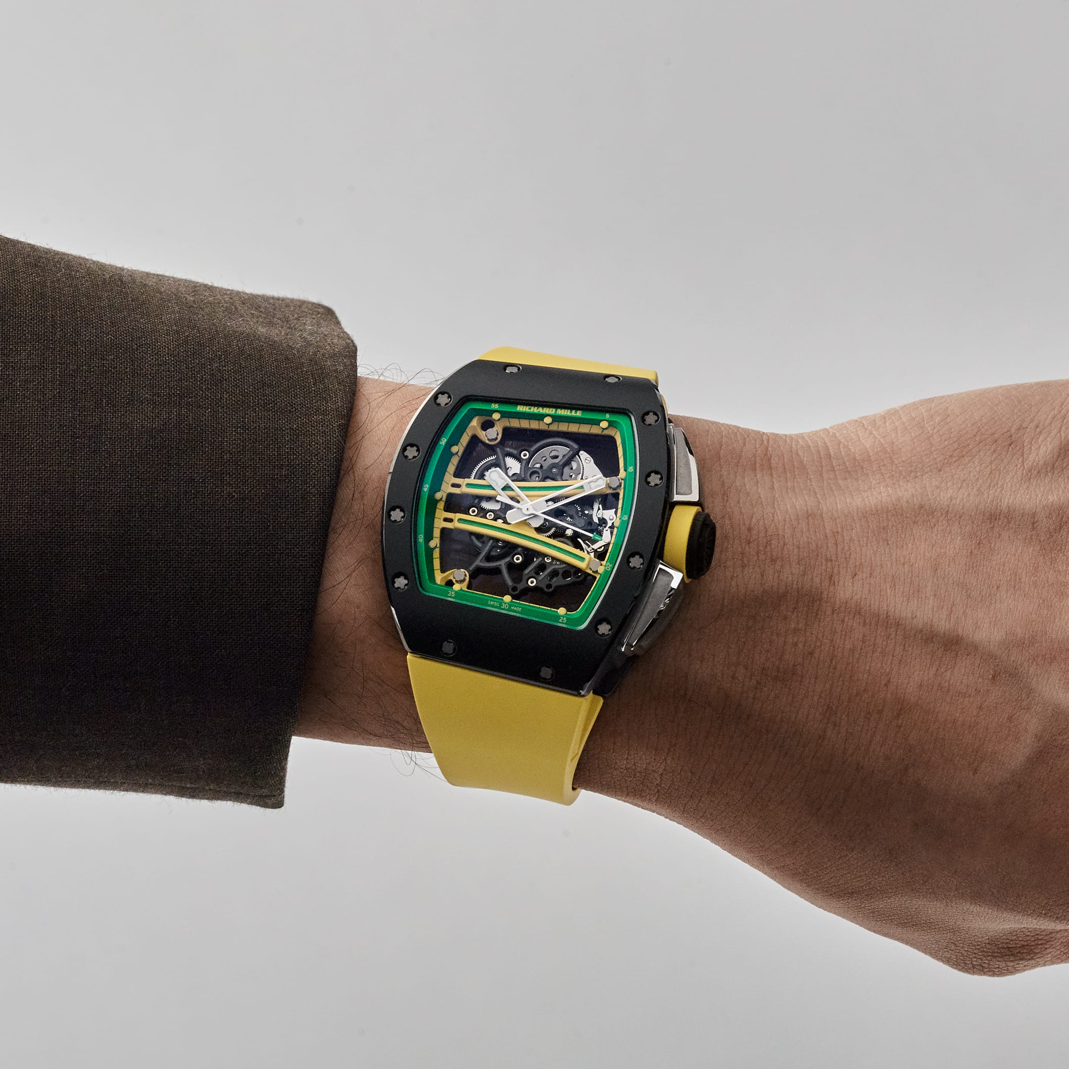 Richard Mille RM 61-01 Yohan Blake Ceramic Yellow and Green Accents Jamaica Limited Edition of 100 (2018)