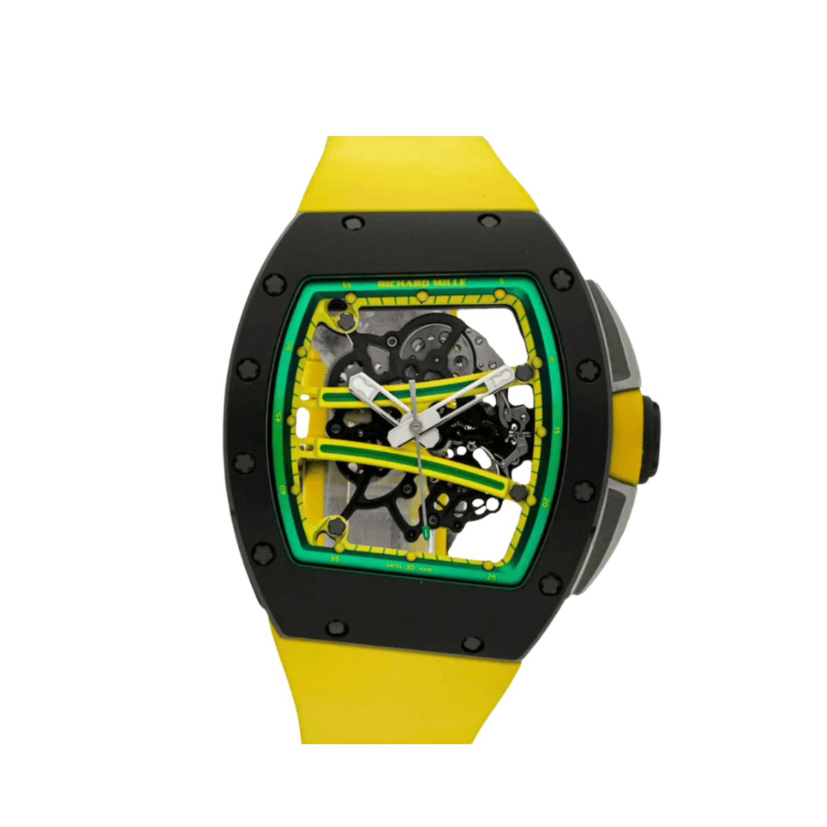 Richard Mille RM 61-01 Yohan Blake Ceramic Yellow and Green Accents Jamaica Limited Edition of 100