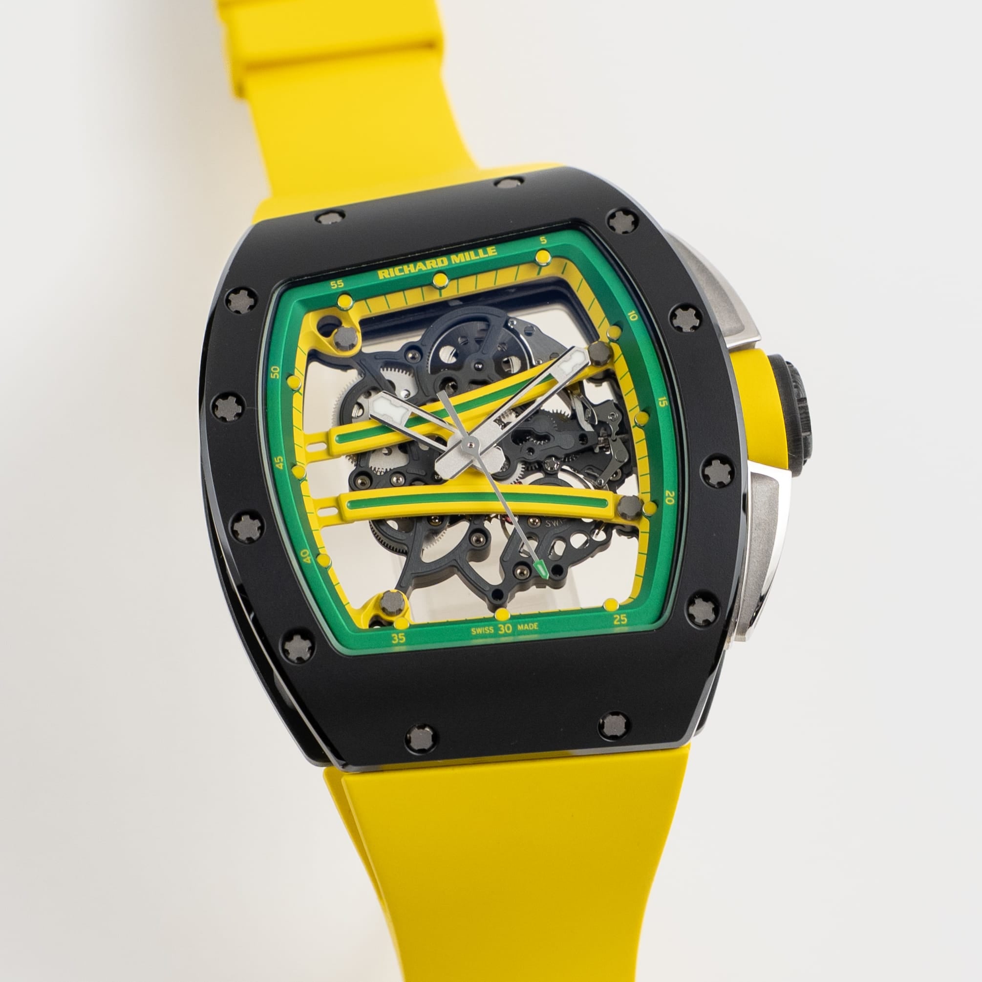 Richard Mille RM 61-01 Yohan Blake Ceramic Yellow and Green Accents Jamaica Limited Edition of 100