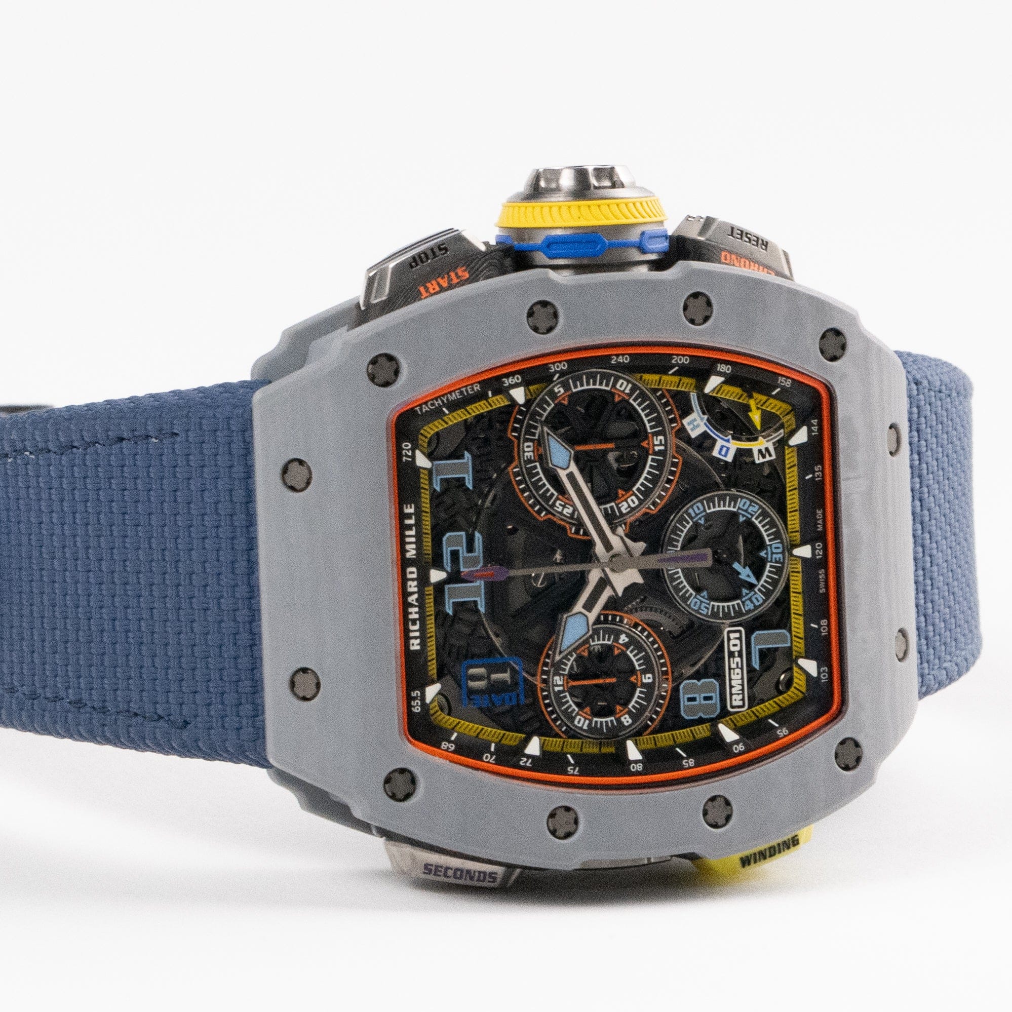 RICHARD MILLE グレー サングラス Richard Mille RM 65-01 Automatic Split-Seconds Chronograph Grey