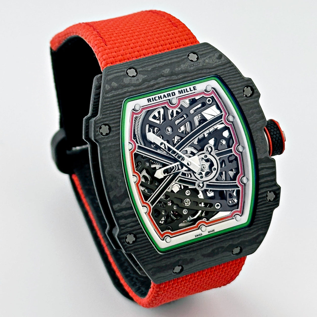 Richard Mille RM 67-02 Extra Flat Italy Carbon TPT Red Green (2024)