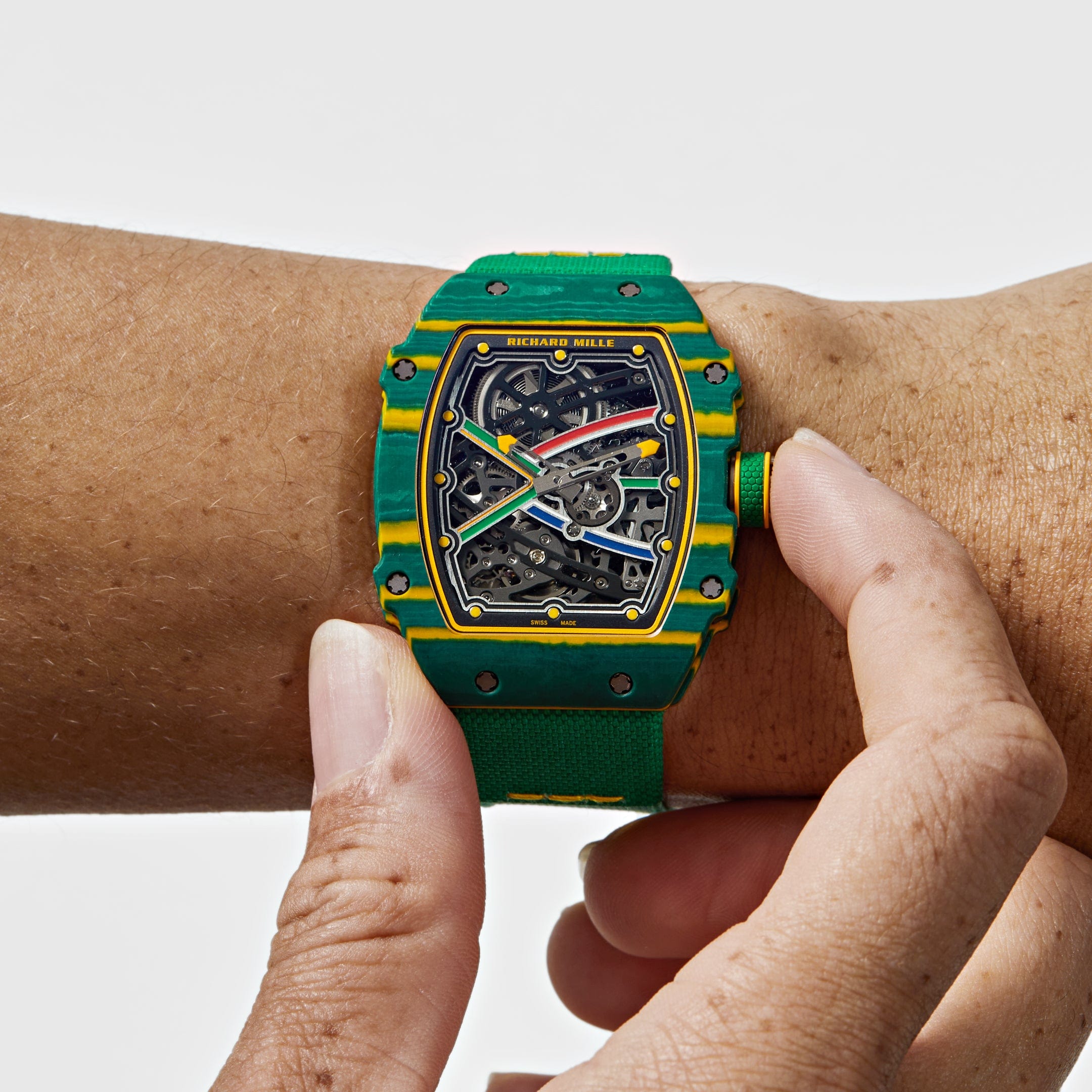 Richard Mille RM 67-02 'Wayde Van Niekerk' Green Yellow Quartz TPT