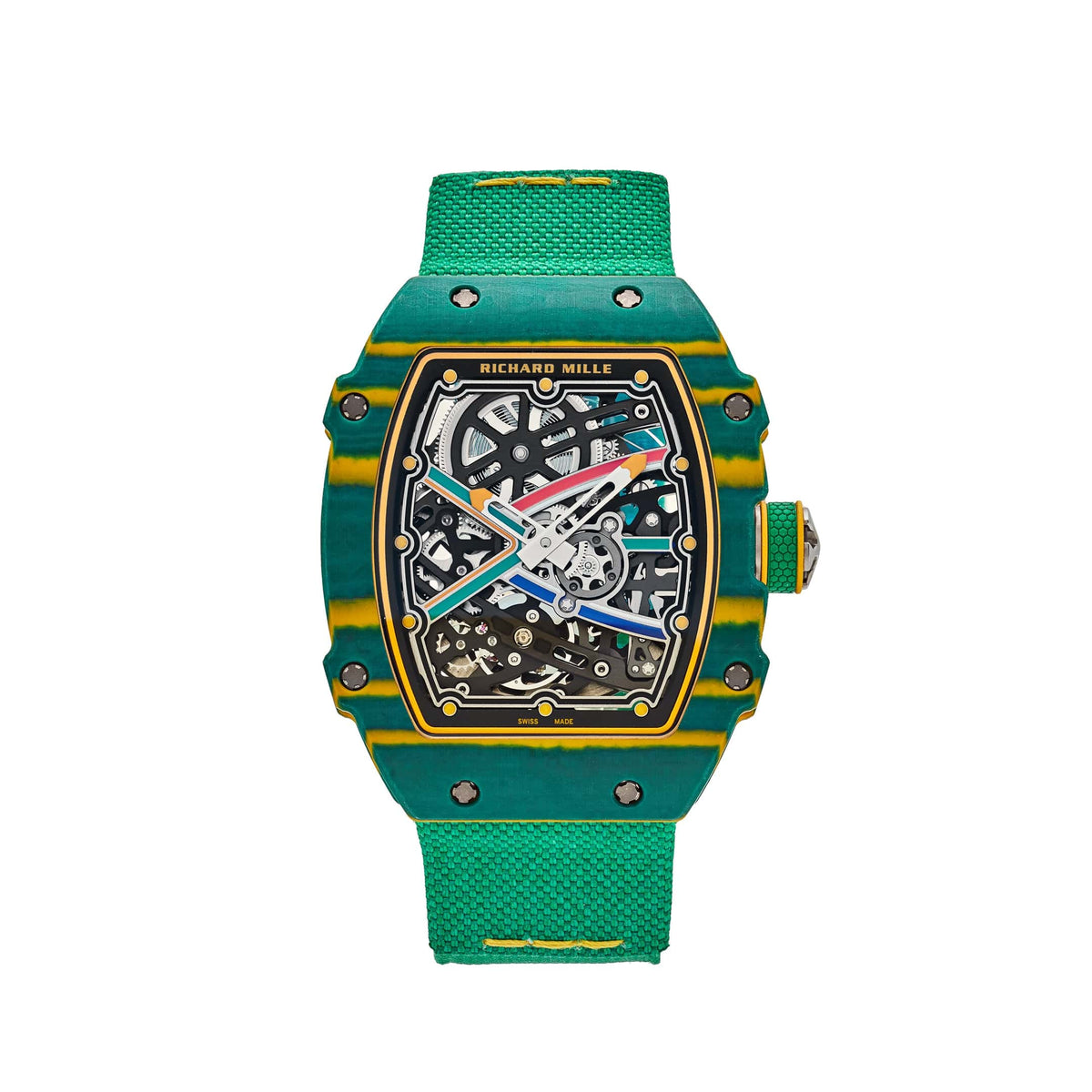 Richard Mille RM 67-02 'Wayde Van Niekerk' Green Yellow Quartz TPT