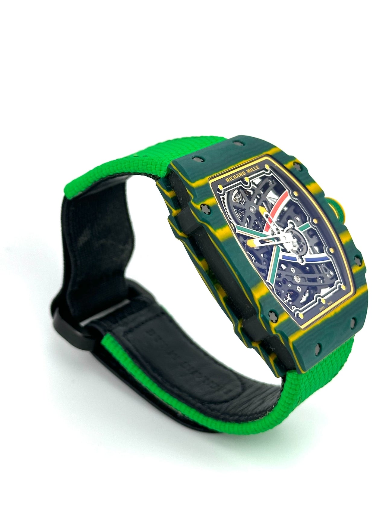 Luxury Watch Richard Mille Automatic Wayde Van Niekerkt Carbon Extra Flat Skeleton Dial  RM67-02 Wrist Aficionado