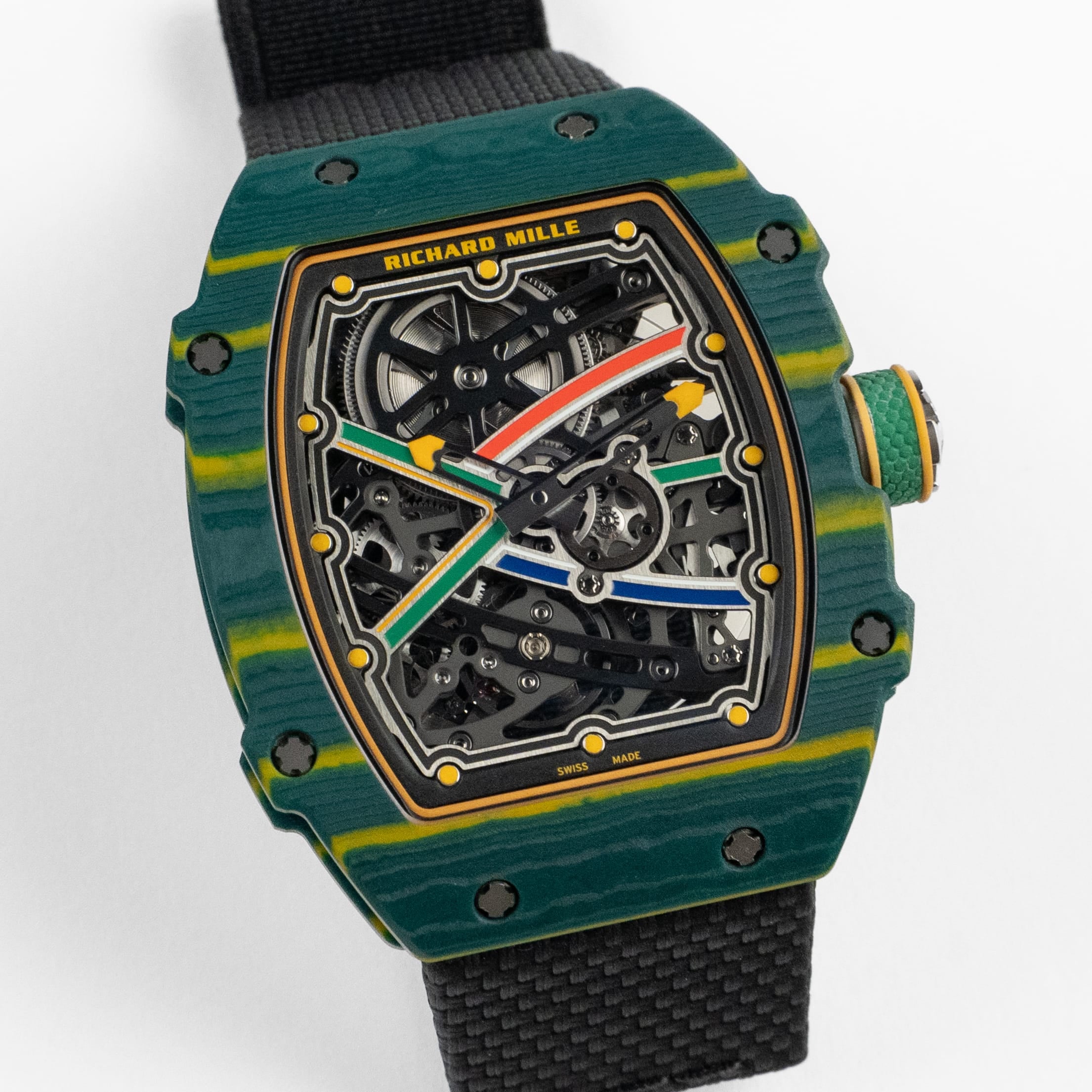Richard Mille RM 67-02 'Wayde Van Niekerk' Green Yellow Quartz TPT (2017)