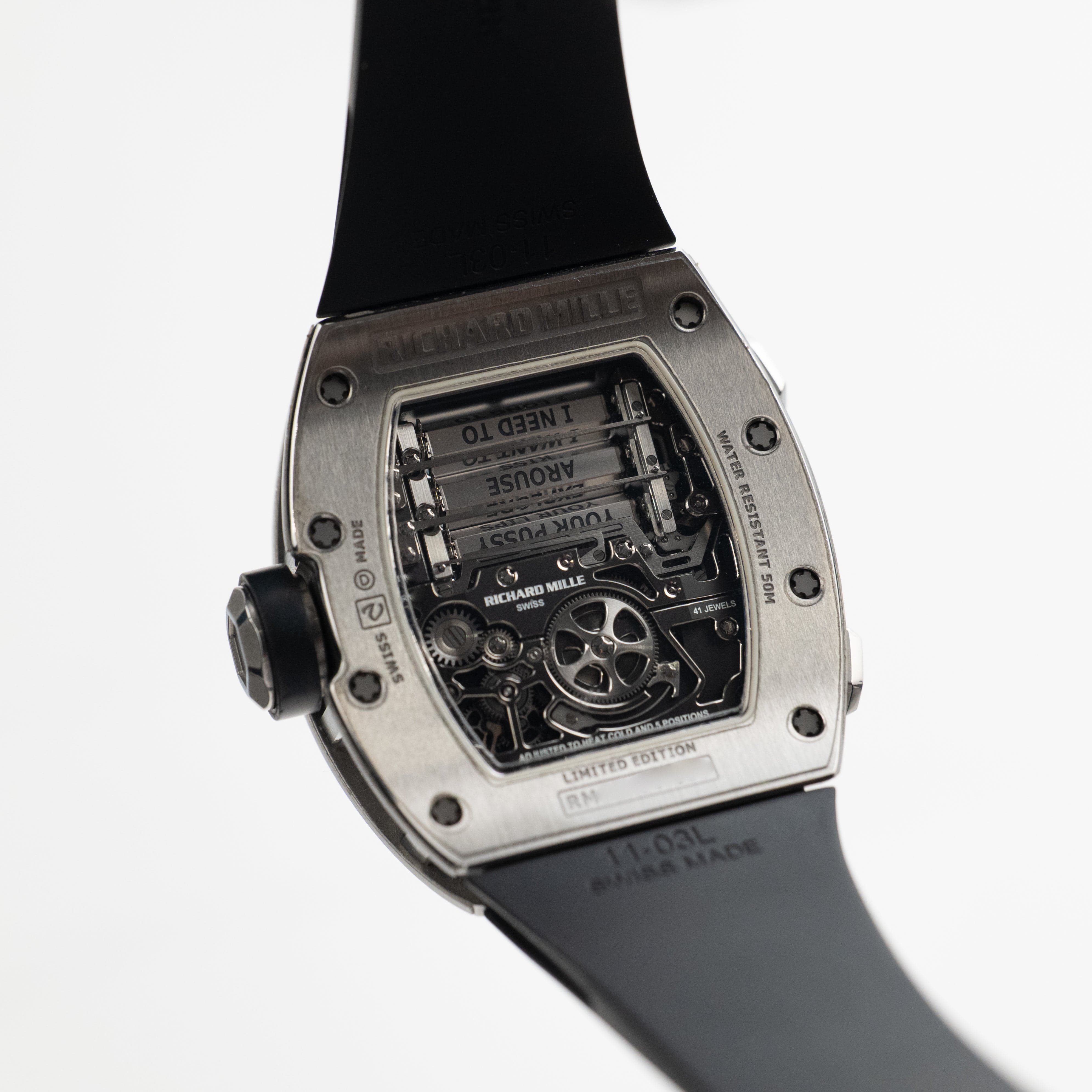 Richard Mille RM 69 Tourbillon Erotic Titanium Limited Edition of