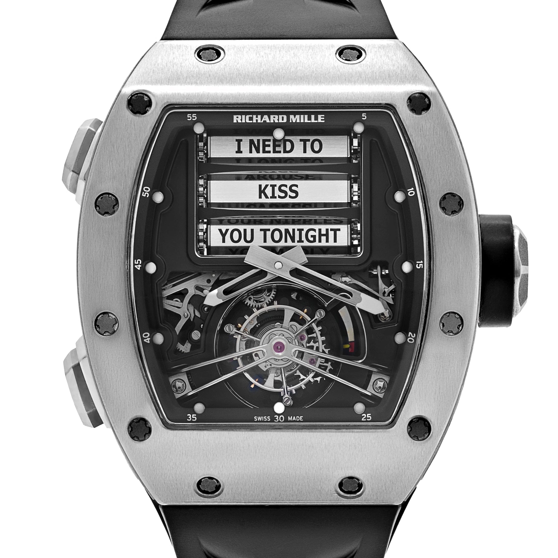 Richard Mille RM 69 Tourbillon Erotic Titanium Limited Edition of