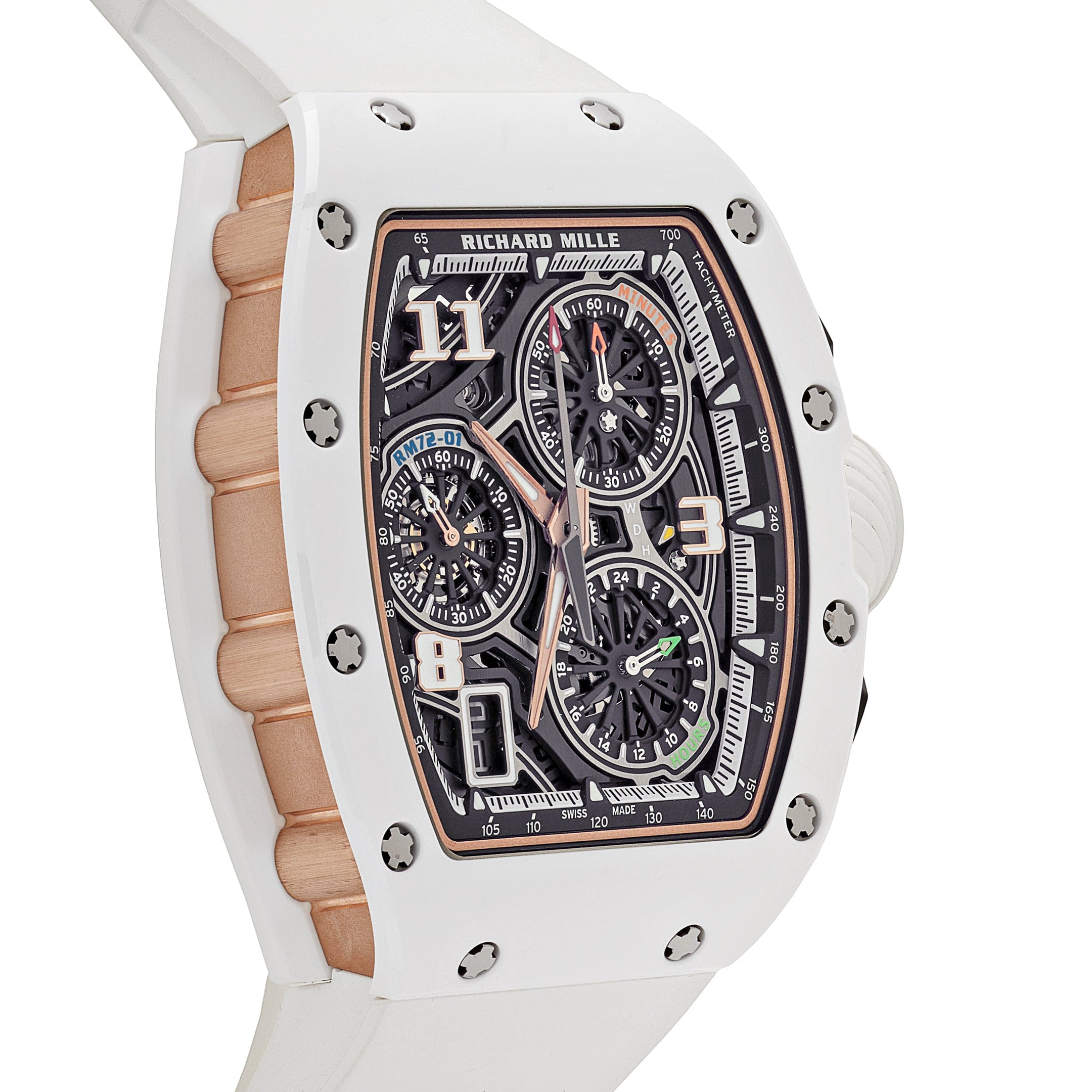 RICHARD MILLE ホワイトボックス Richard Mille RM 72-01 Lifestyle In-House Chronograph White
